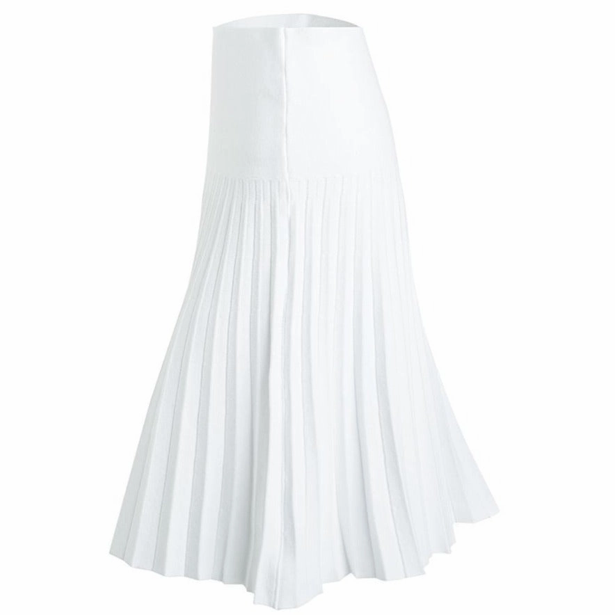 Hiking Gear MM SUMMER PLEATED SKIRT- PURE WHITE.