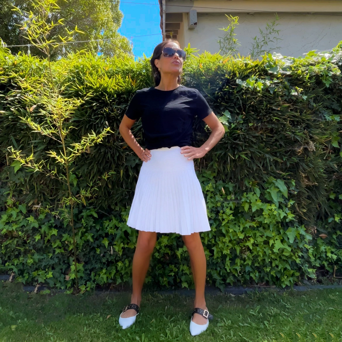 MM SUMMER PLEATED SKIRT- PURE WHITE. Multipurpose Design