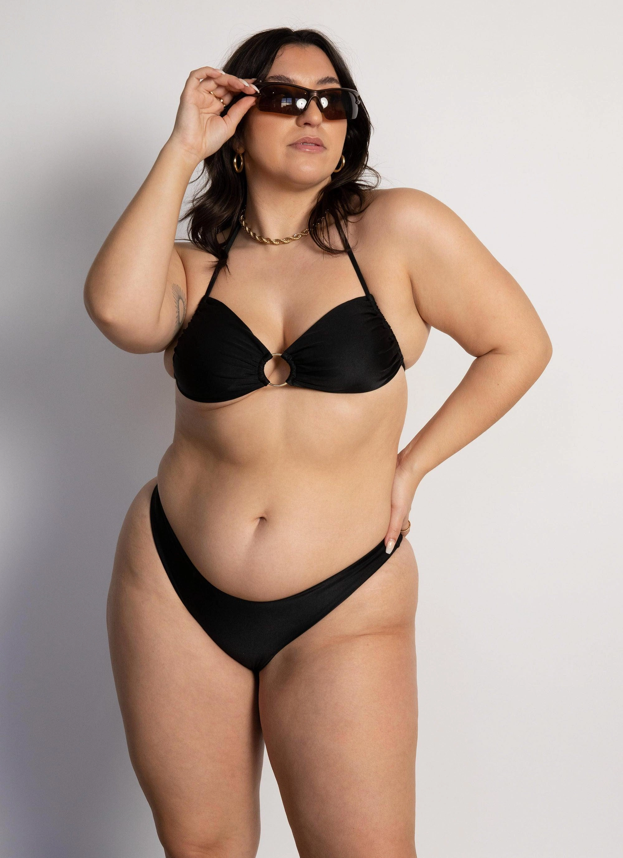 Into the Blue Bottoms - Black Reusable Packaging Option Moisture Wicking Inner Layer