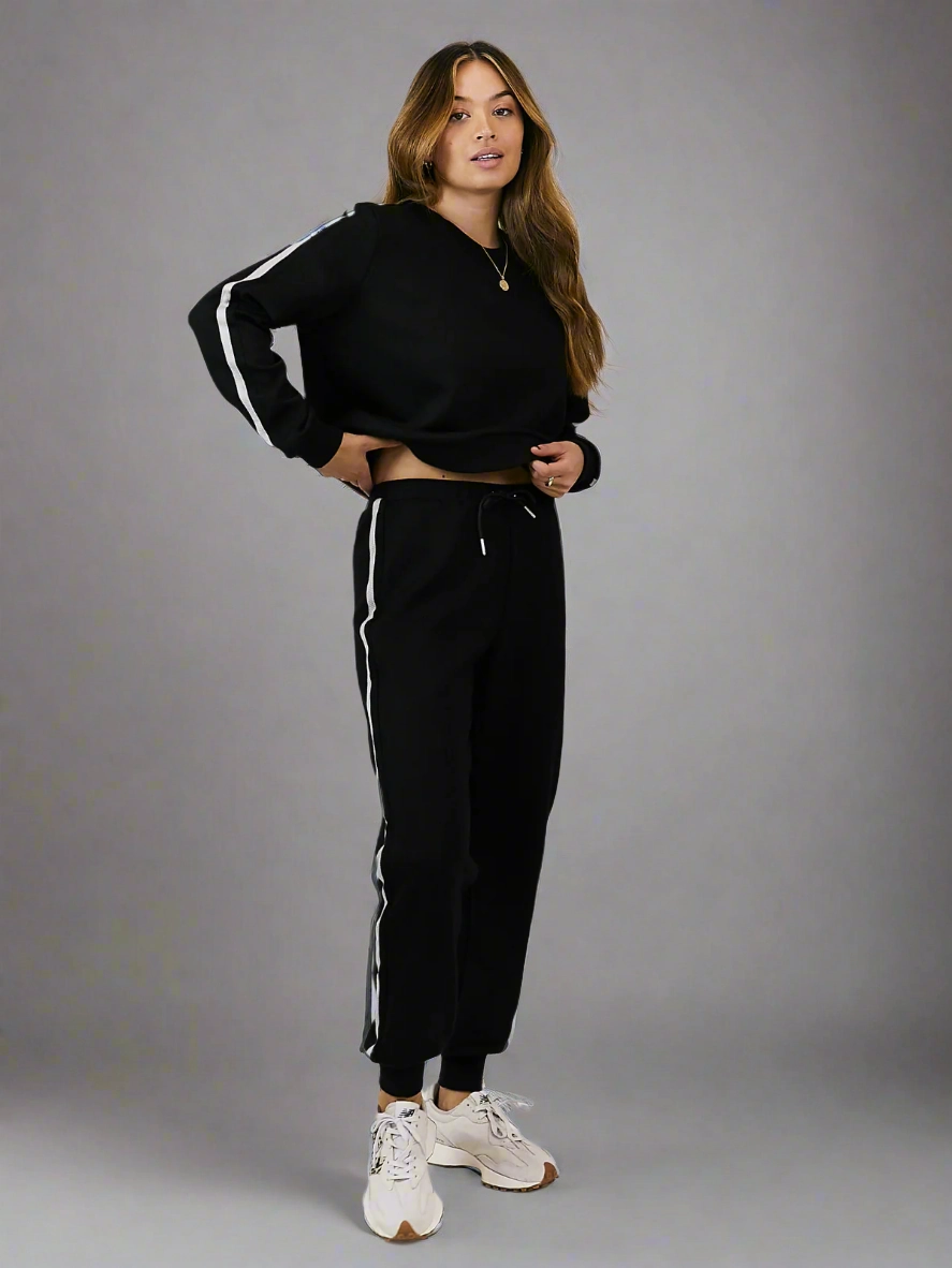 Warm design City Streets Remi Black Stripe Sweater