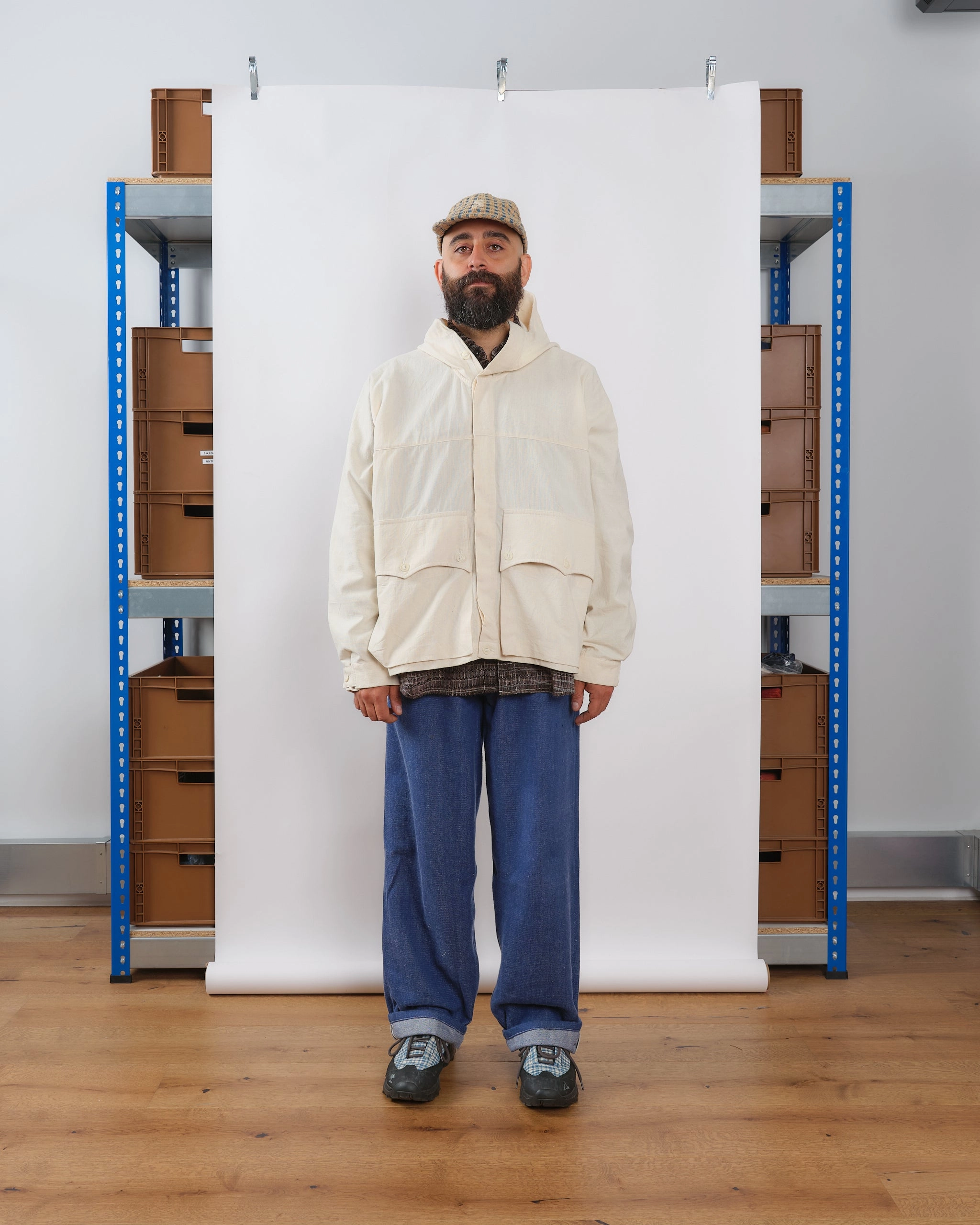 Research Jacket - R.T.S. CO-00 Heather Effect Finish ContouredPanels