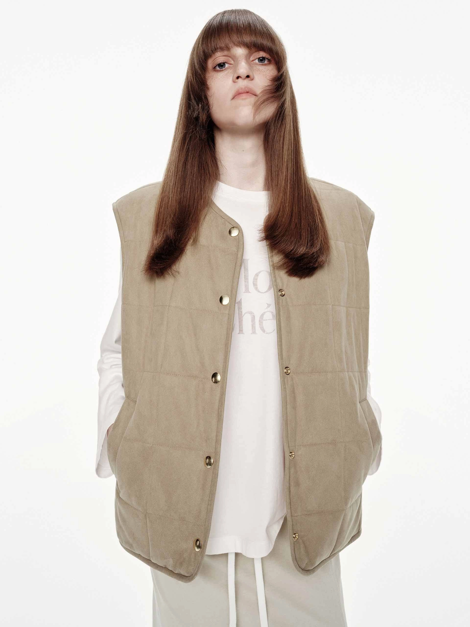 Reversible Sleeveless Down Jacket