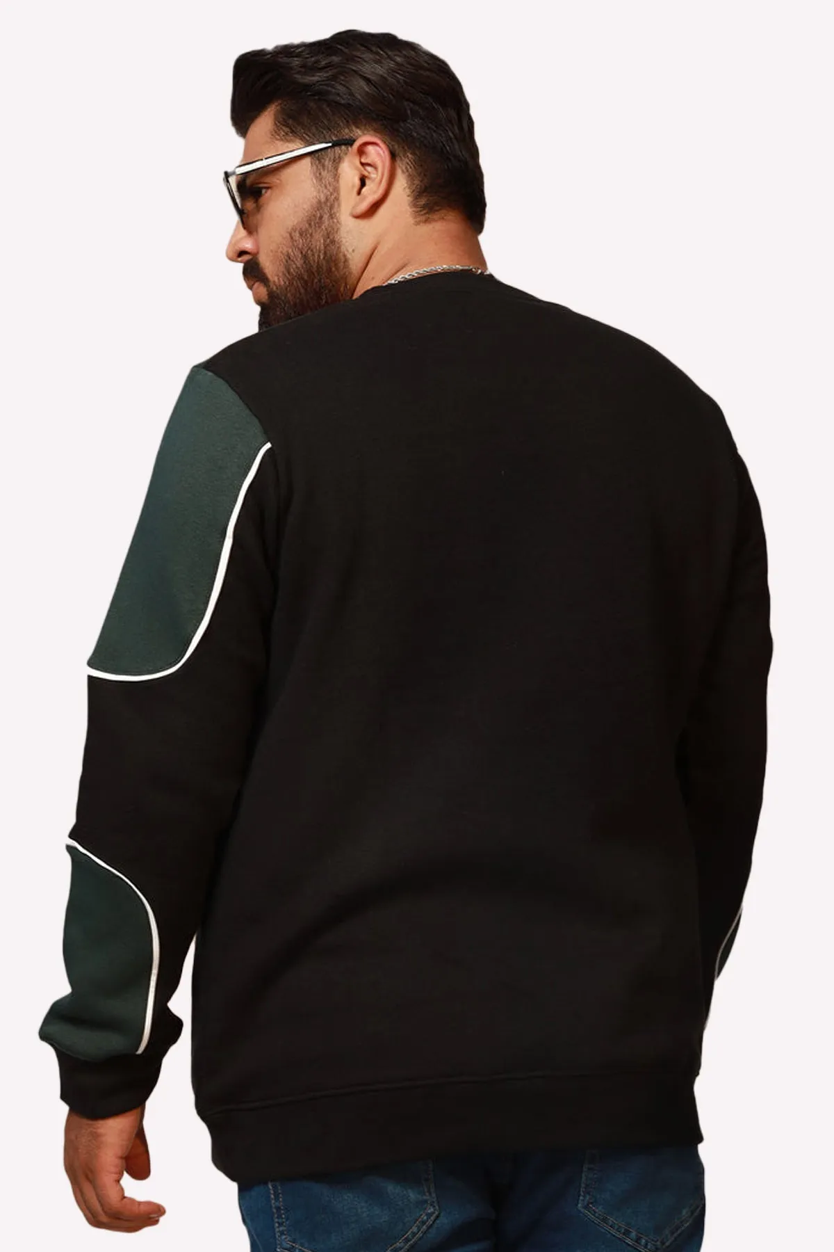Revolution Print Applique Sweatshirt (Plus Size) - W22 - MSW052P