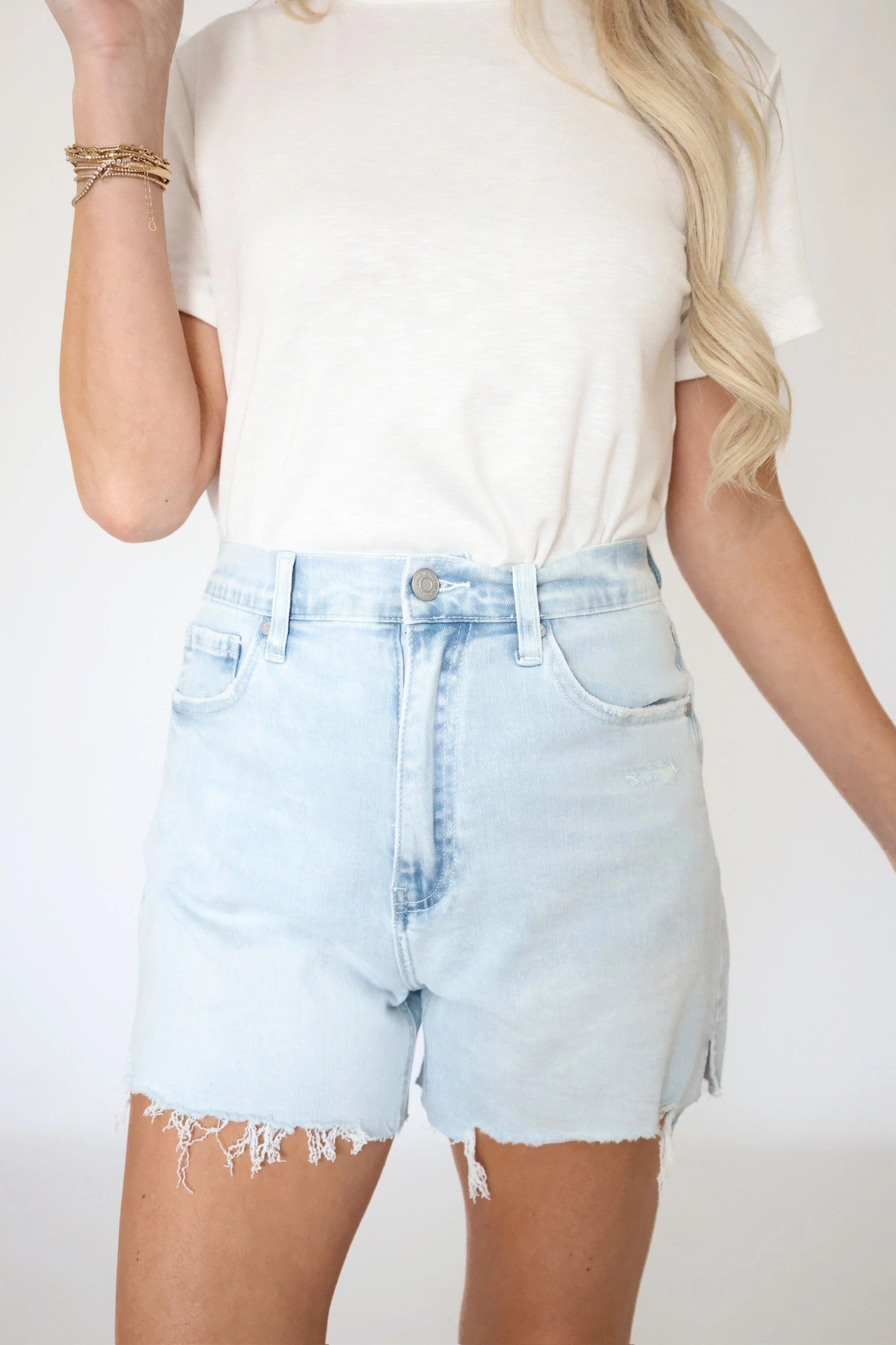 Summer Night Denim Short Sustainable Textile