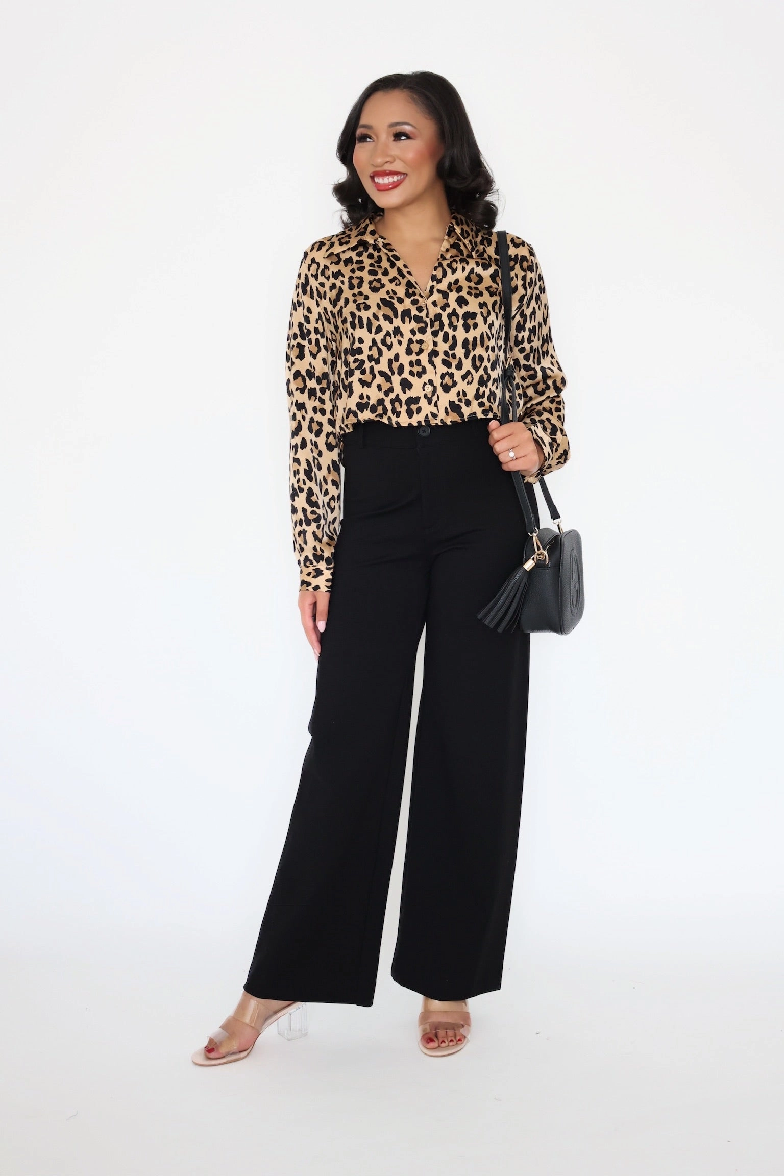 High Collar Option Long Way Home Blouse