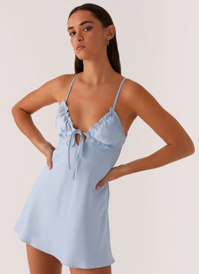Evening Vibe Richie Mini Dress - Blue