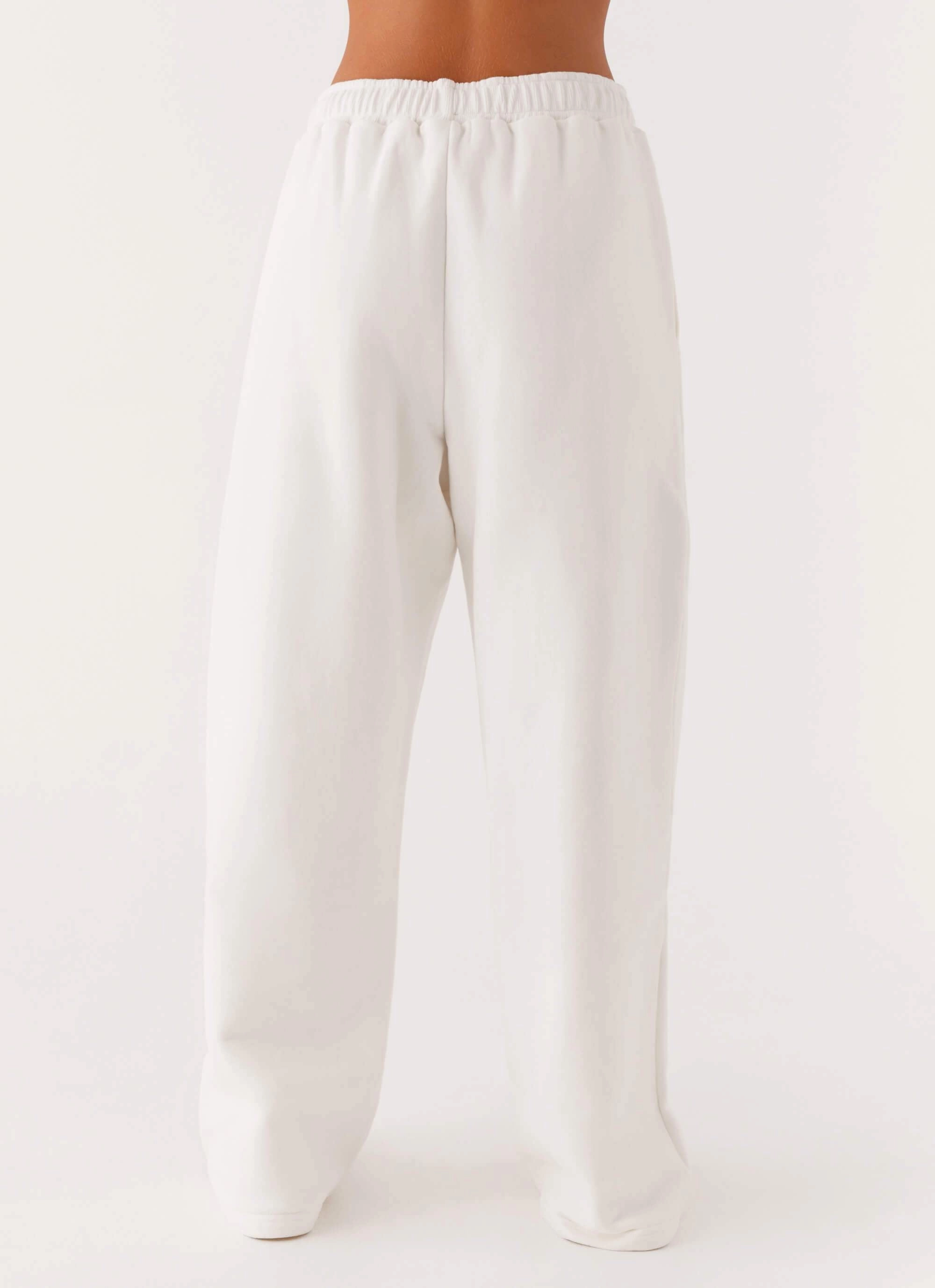 Signature Sweatpants - Ivory Abrasion Resistant Surface