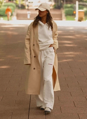 Friction Resistant Fabric Signature Sweatpants - Ivory