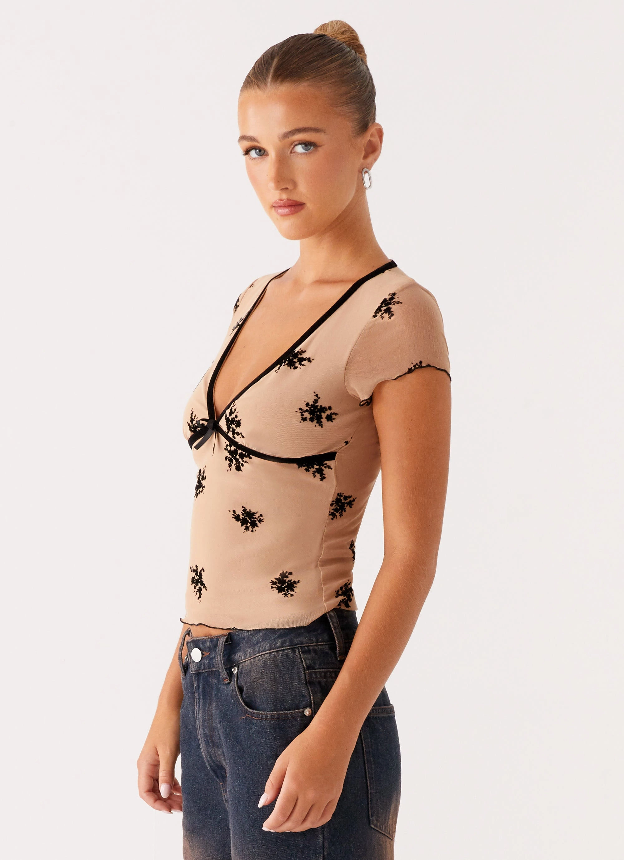 Rocca Top - Nude HighCollar Design