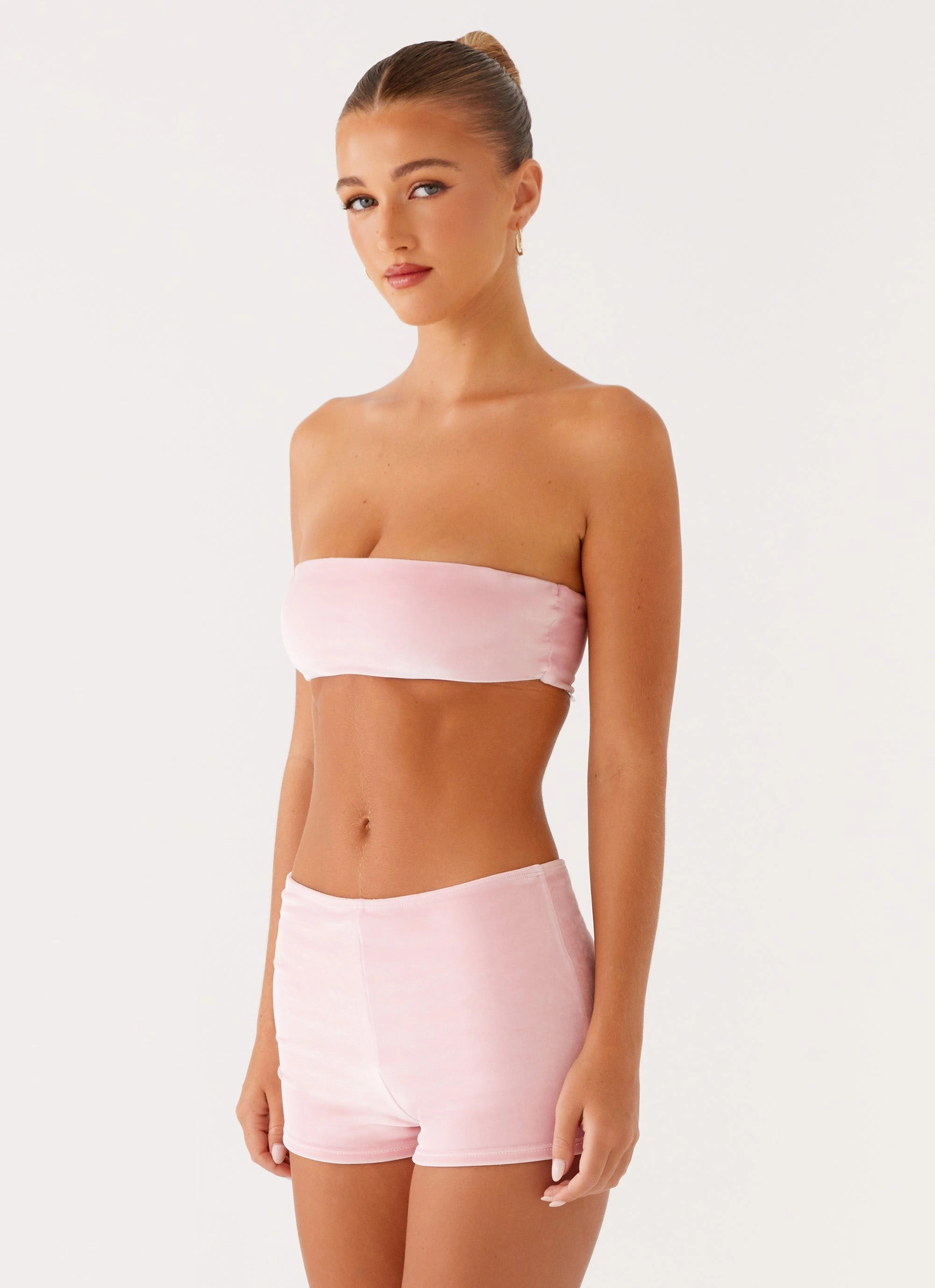 fashion lover Natalina Bandeau Swim Top - Pink