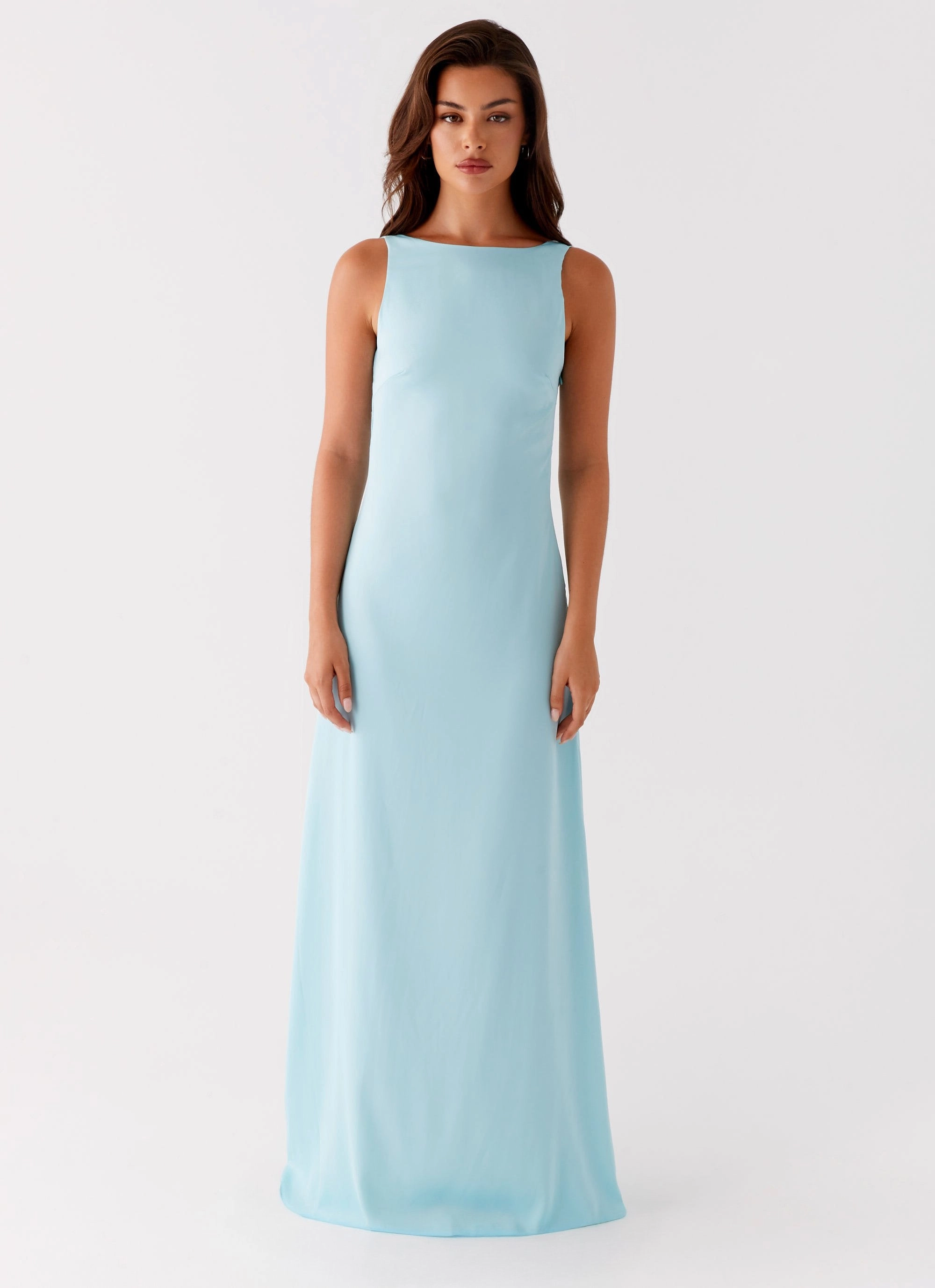 Timeless Comfort Wear Side Slit Ronnie Maxi Dress - Blue