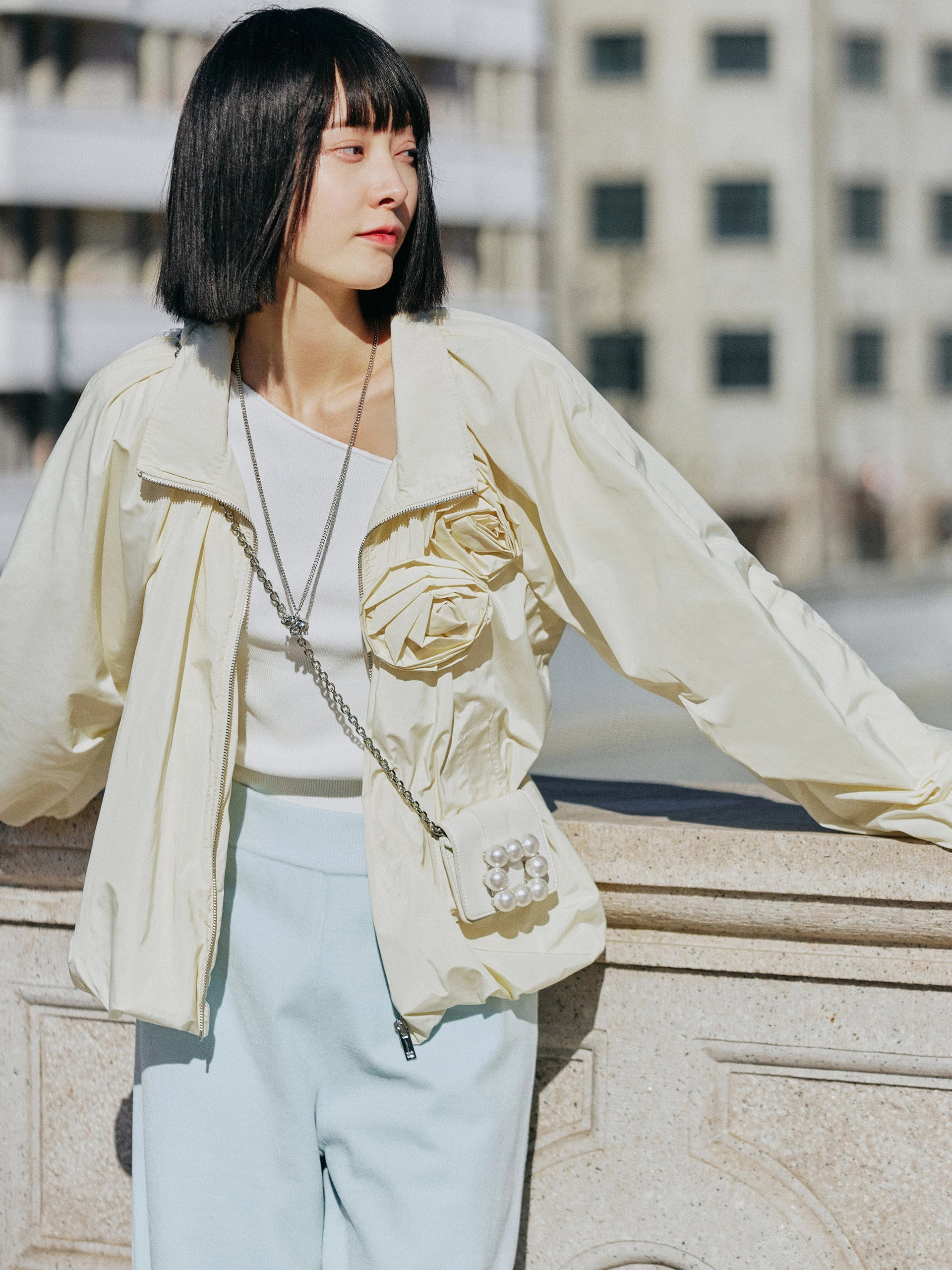 Rosebud Cropped Coat