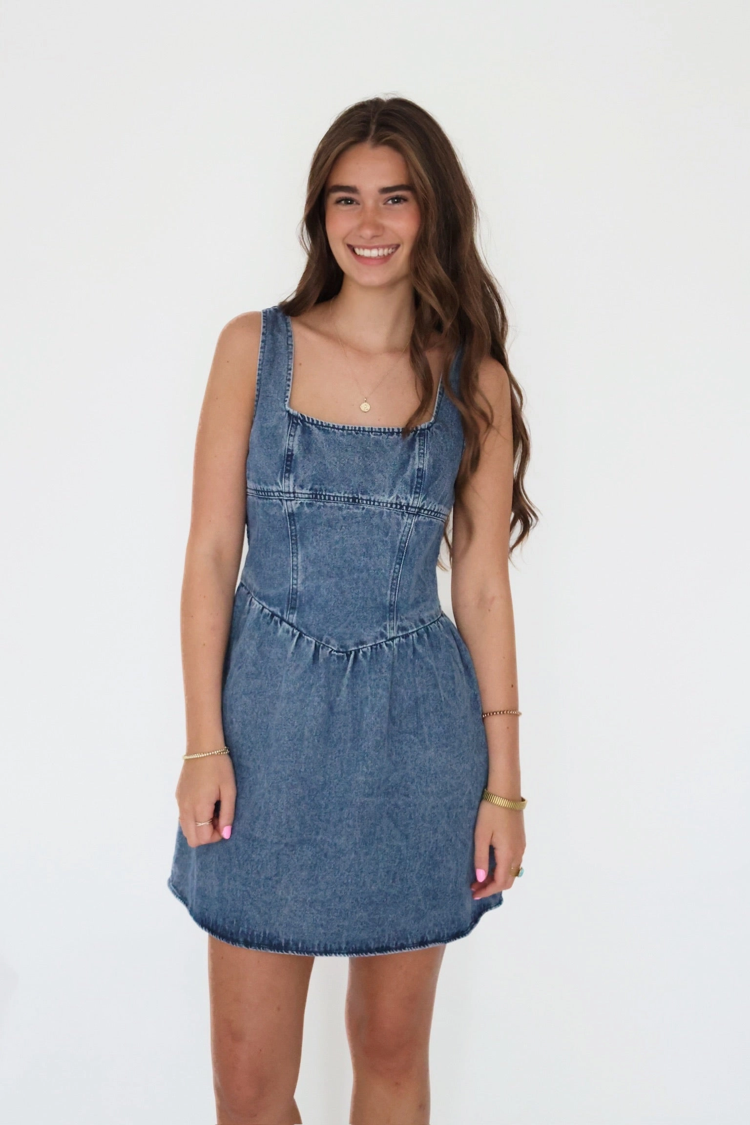 Rowan Denim Dress EcoFriendlyBlend