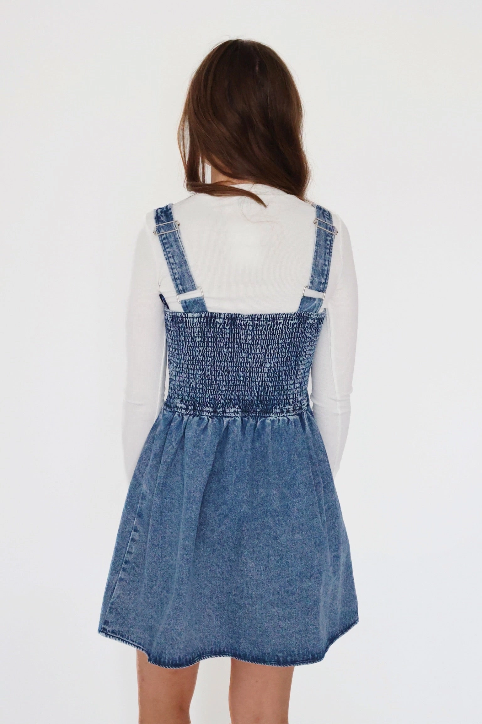wrinkle free finish Rowan Denim Dress