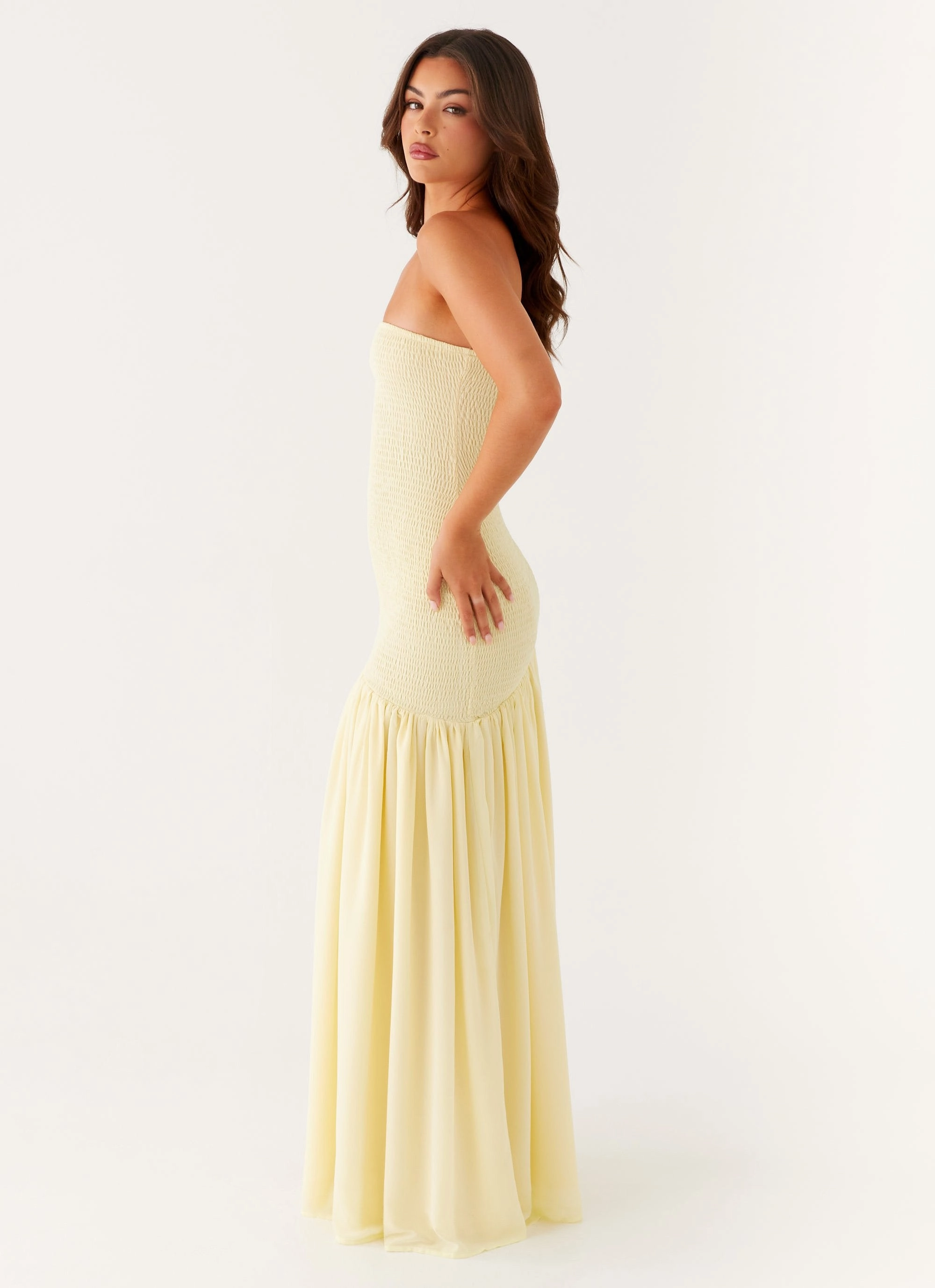 Royce Maxi Dress - Yellow Relaxed Fit