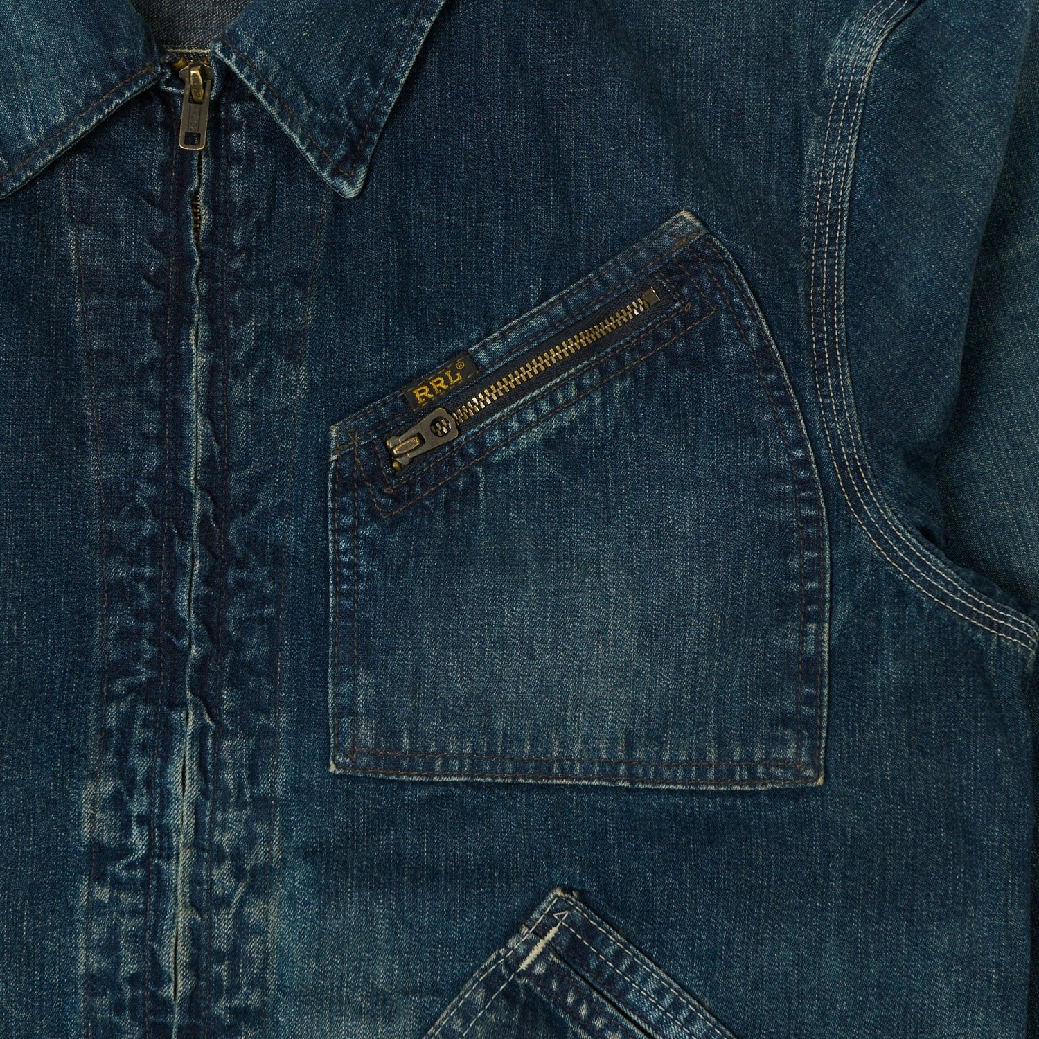 RRL 'Leyton' Denim Jacket - Indigo