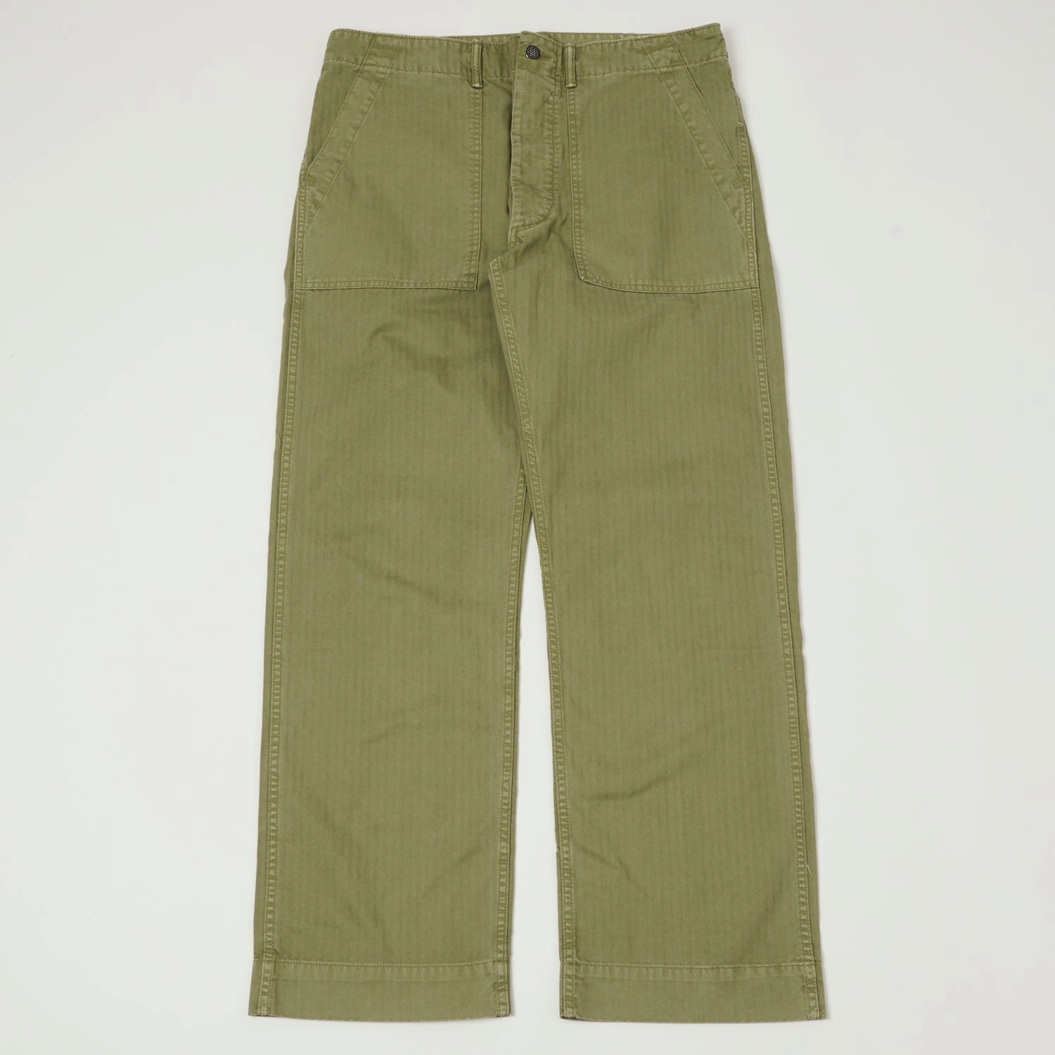 RRL Herringbone Army Trouser - Brewster Green