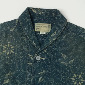 RRL Shawl Collar Overshirt - Indigo Paisley RRL Shawl Collar Overshirt - Indigo Paisley