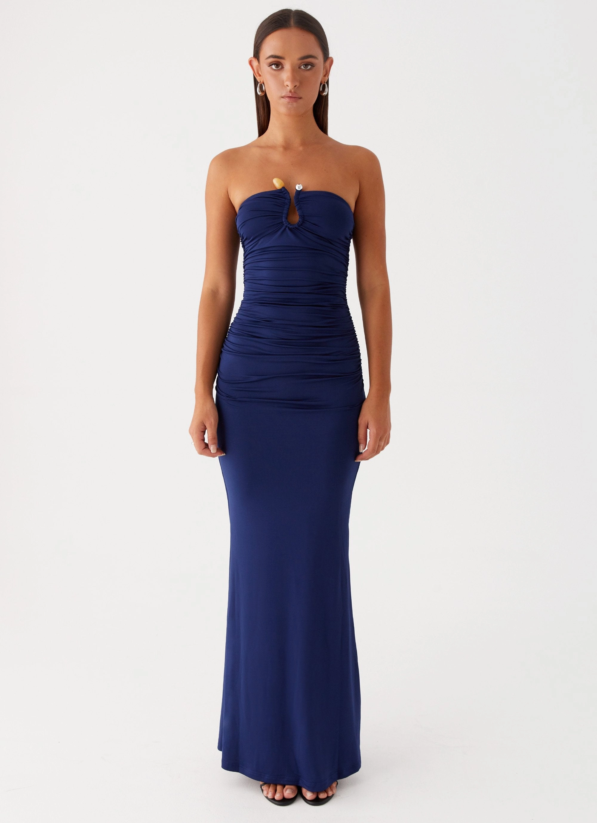 Smart Look Flawless Waistband Rudy Maxi Dress - Navy