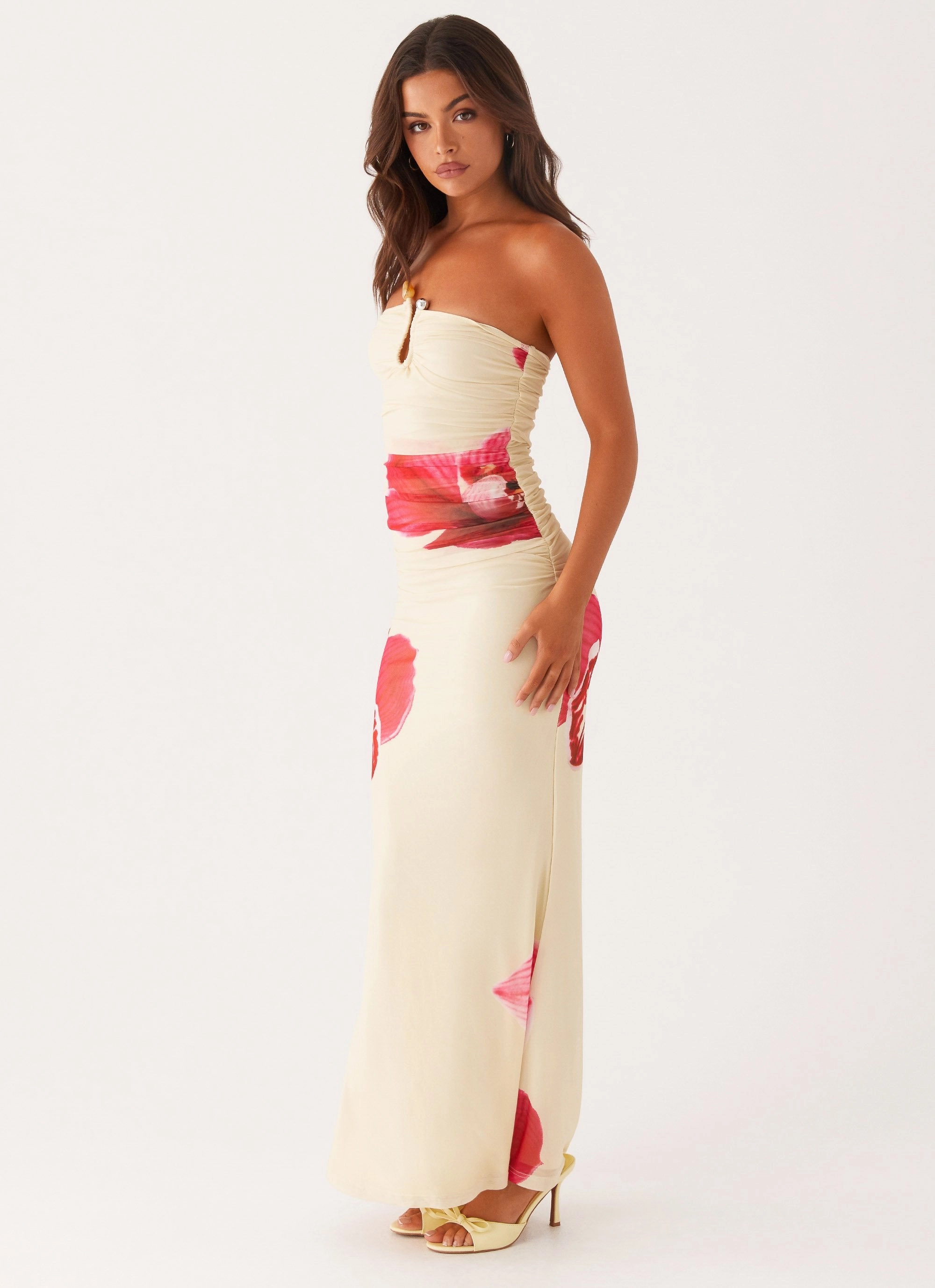 Layered Style Perfect Style Rudy Maxi Dress - Orchid Yellow