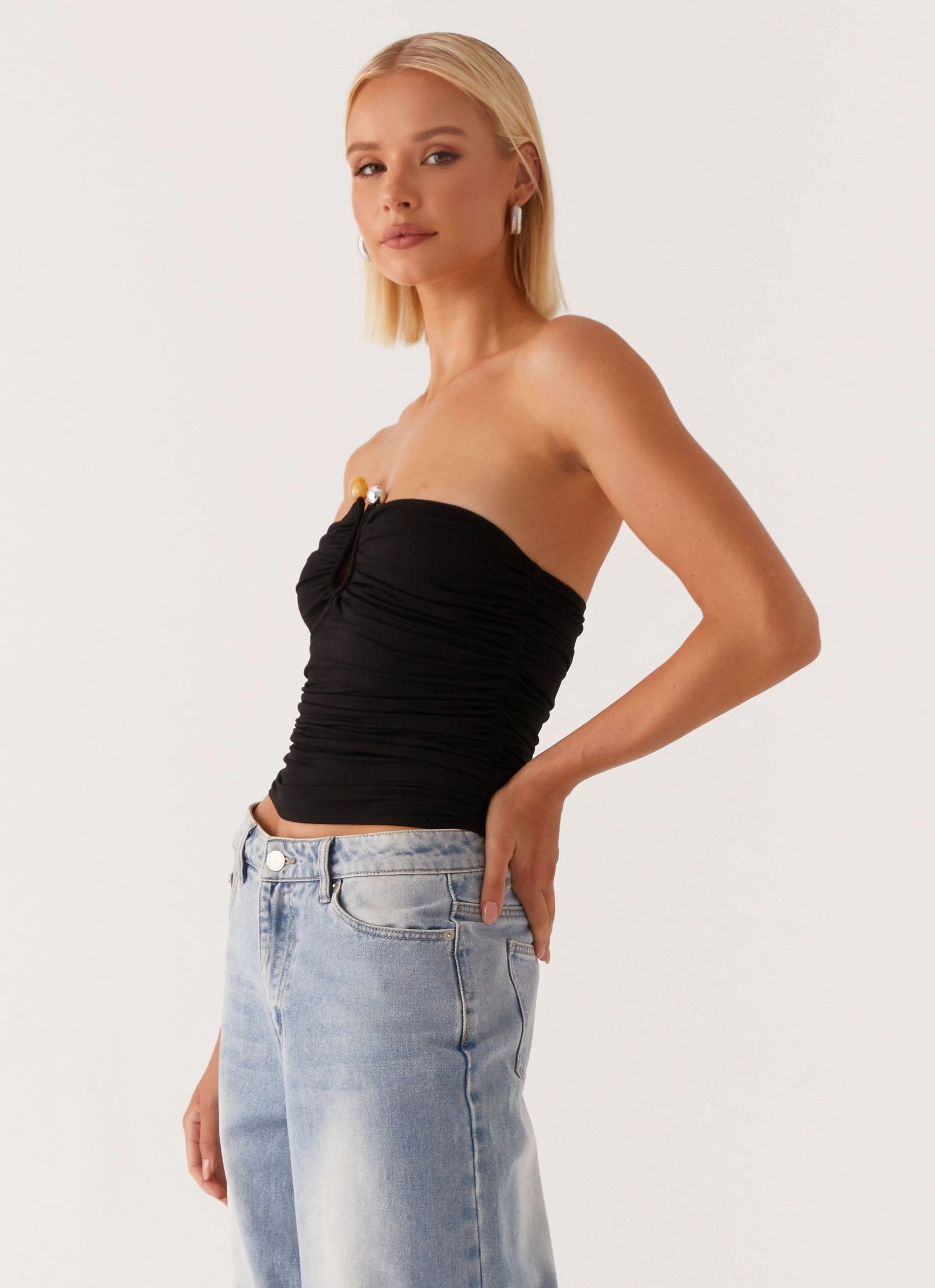 Rudy Tube Top - Black PaddedInsulation