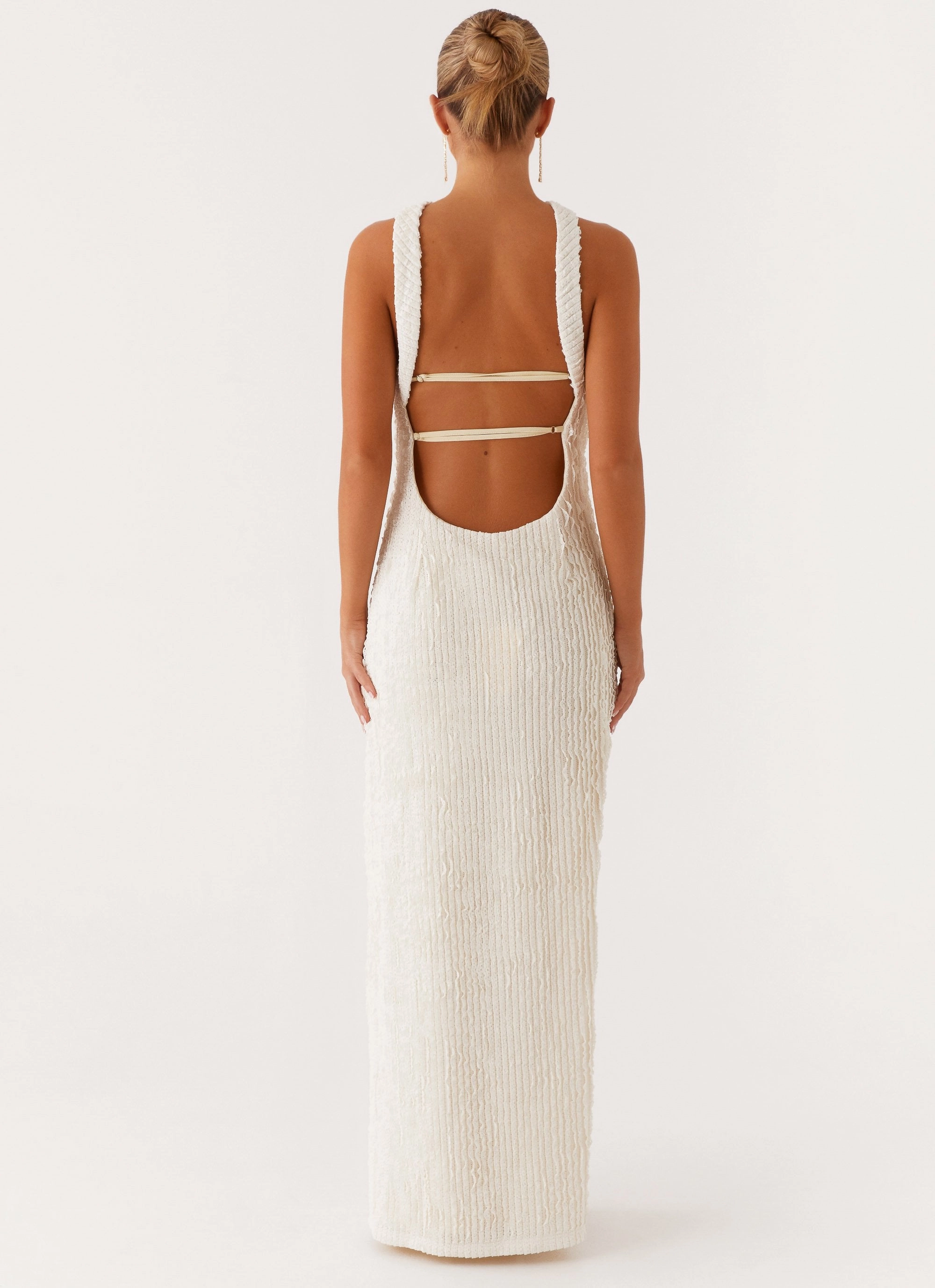 Smart and Polished Sadie Maxi Dress - Ivory