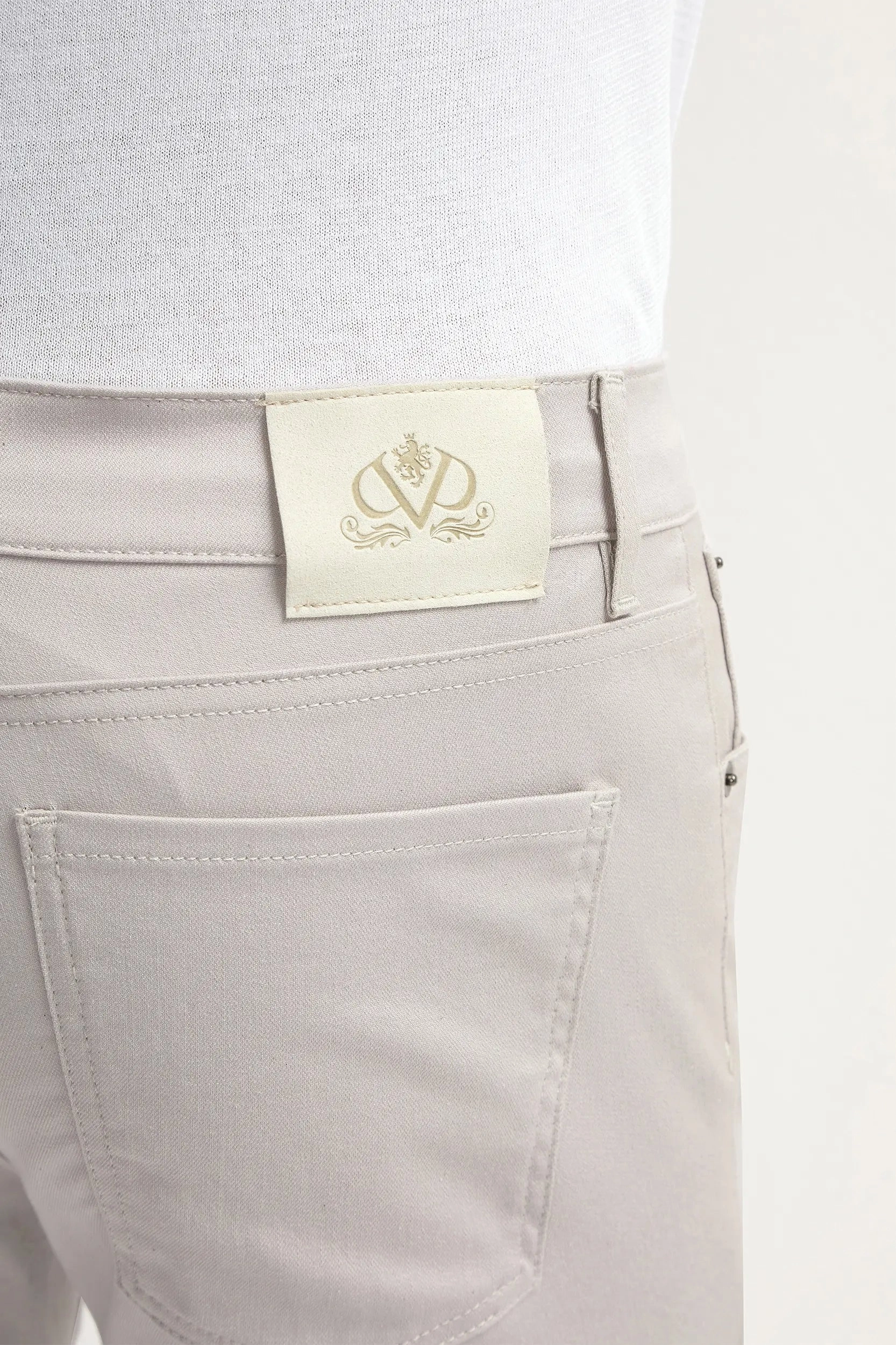 Sand 5 pocket trousers - Made in Italy