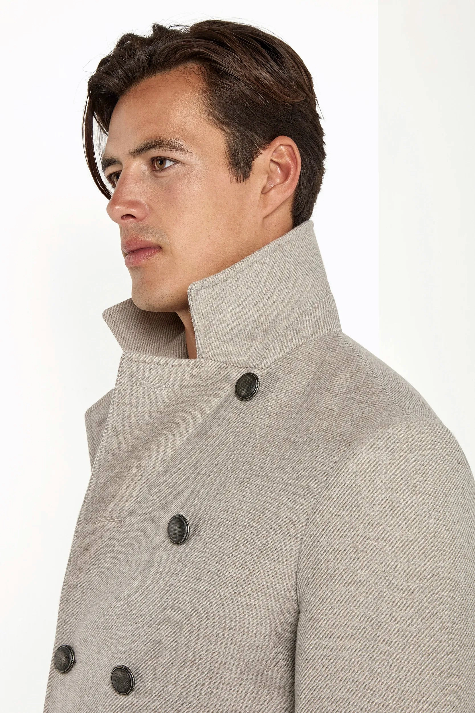 Sand peacoat - Made in Italy