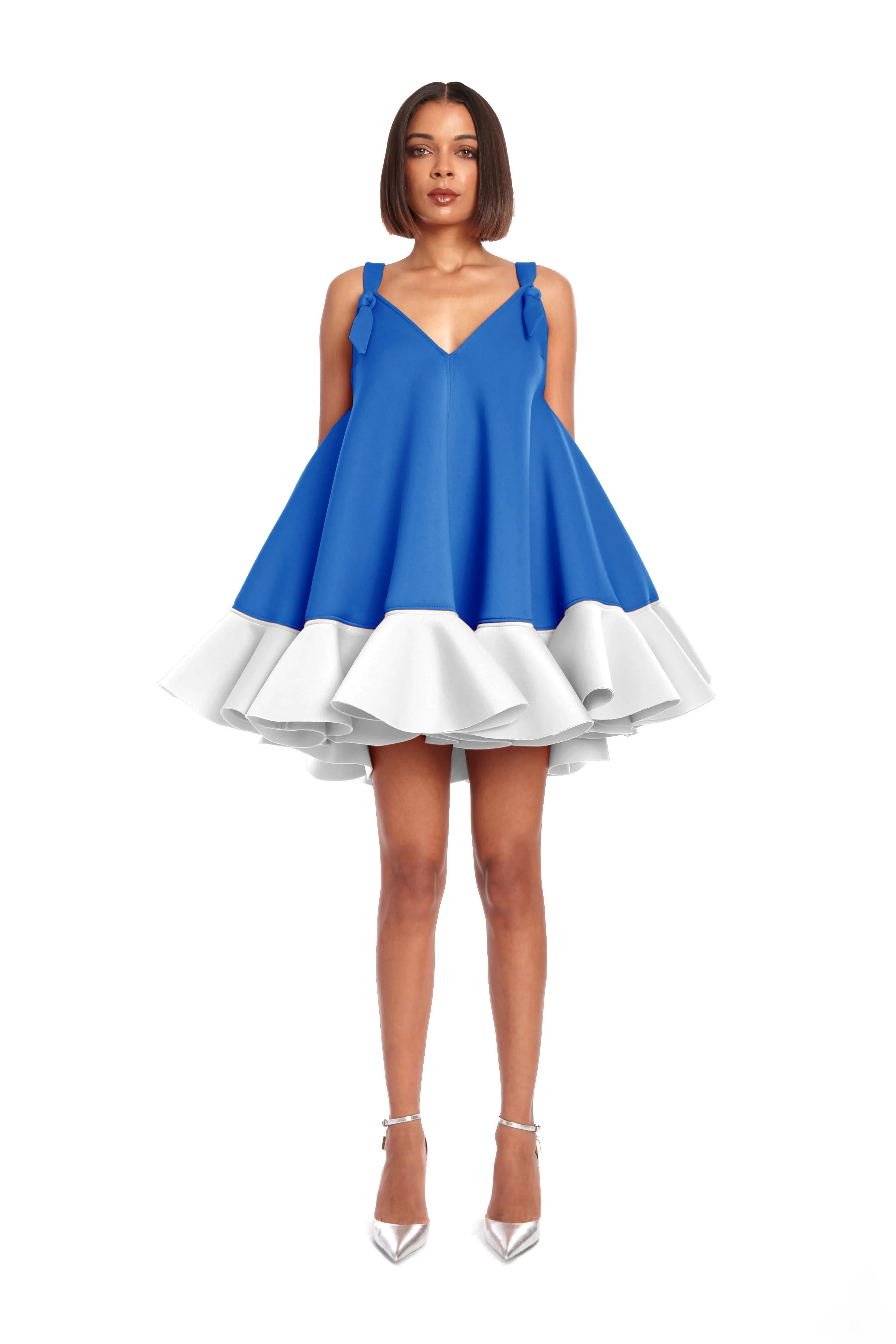 Santorini- Ava Dress Daywear Fit Pleat-Front