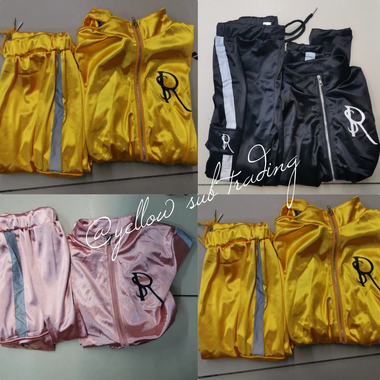 Satin Sporty Tracksuits