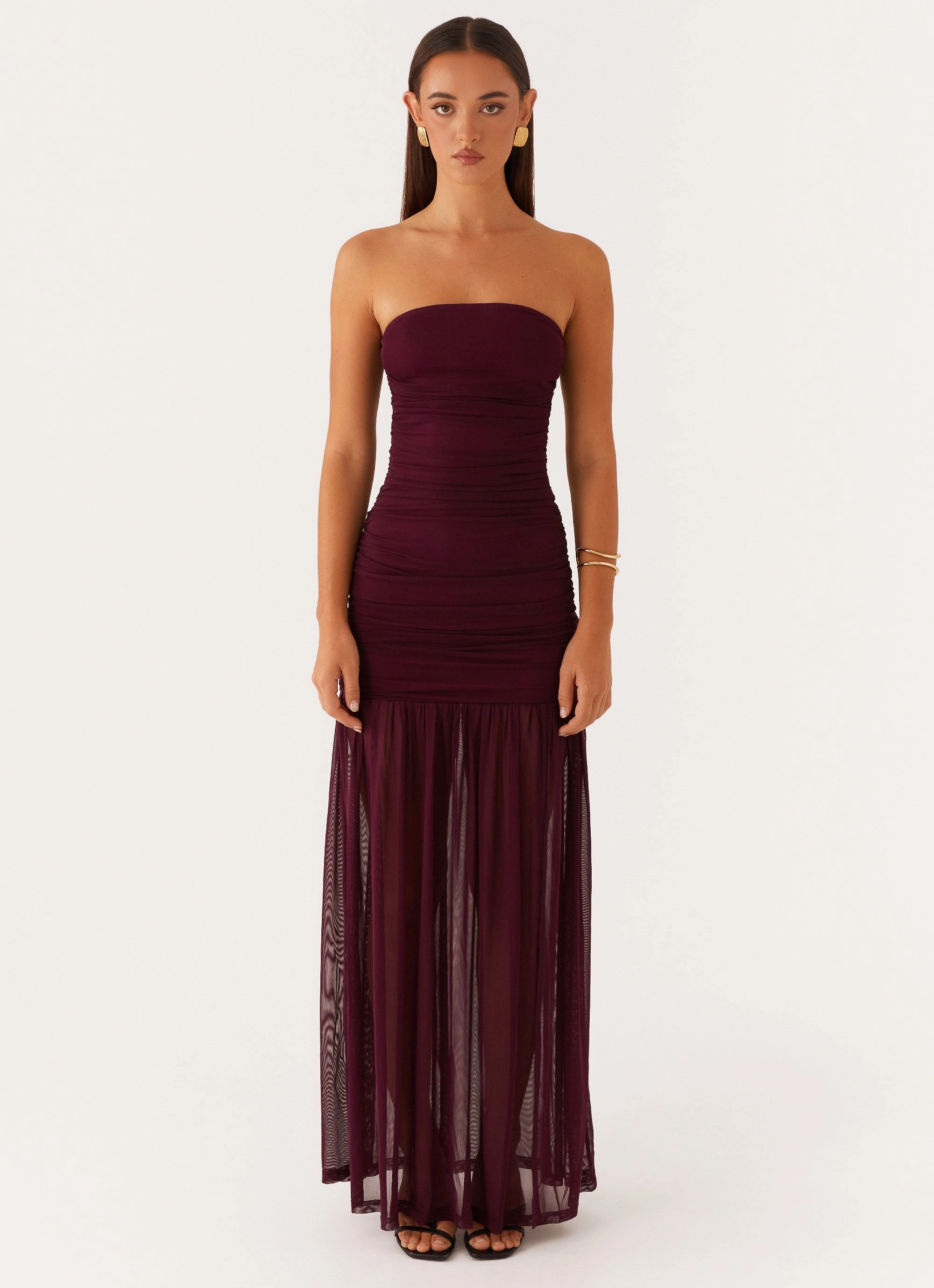 Earth Colors Savaya Maxi Dress - Mulberry