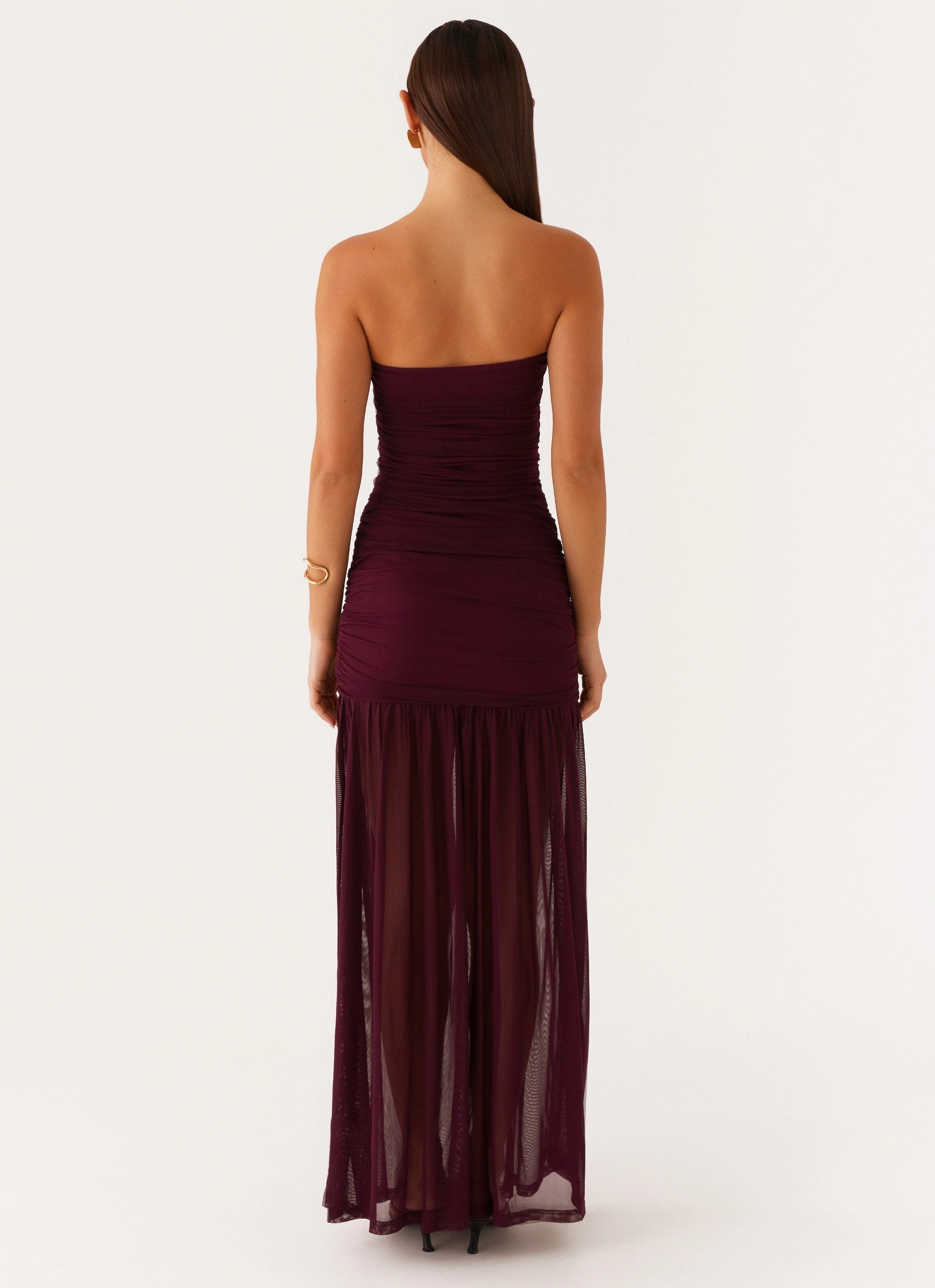 Golden Scene Cool Season Savaya Maxi Dress - Mulberry