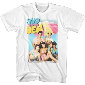 Saved By The Bell Faded Beachy Men's T-Shirt