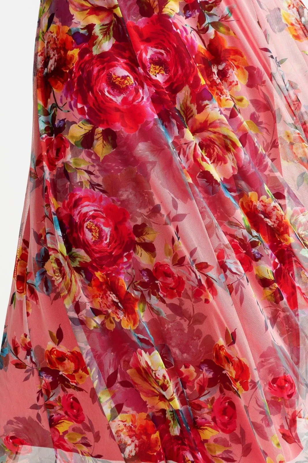 Scarlett & Jo | Isabelle Pink Cerise Float Sleeve Maxi Dress
