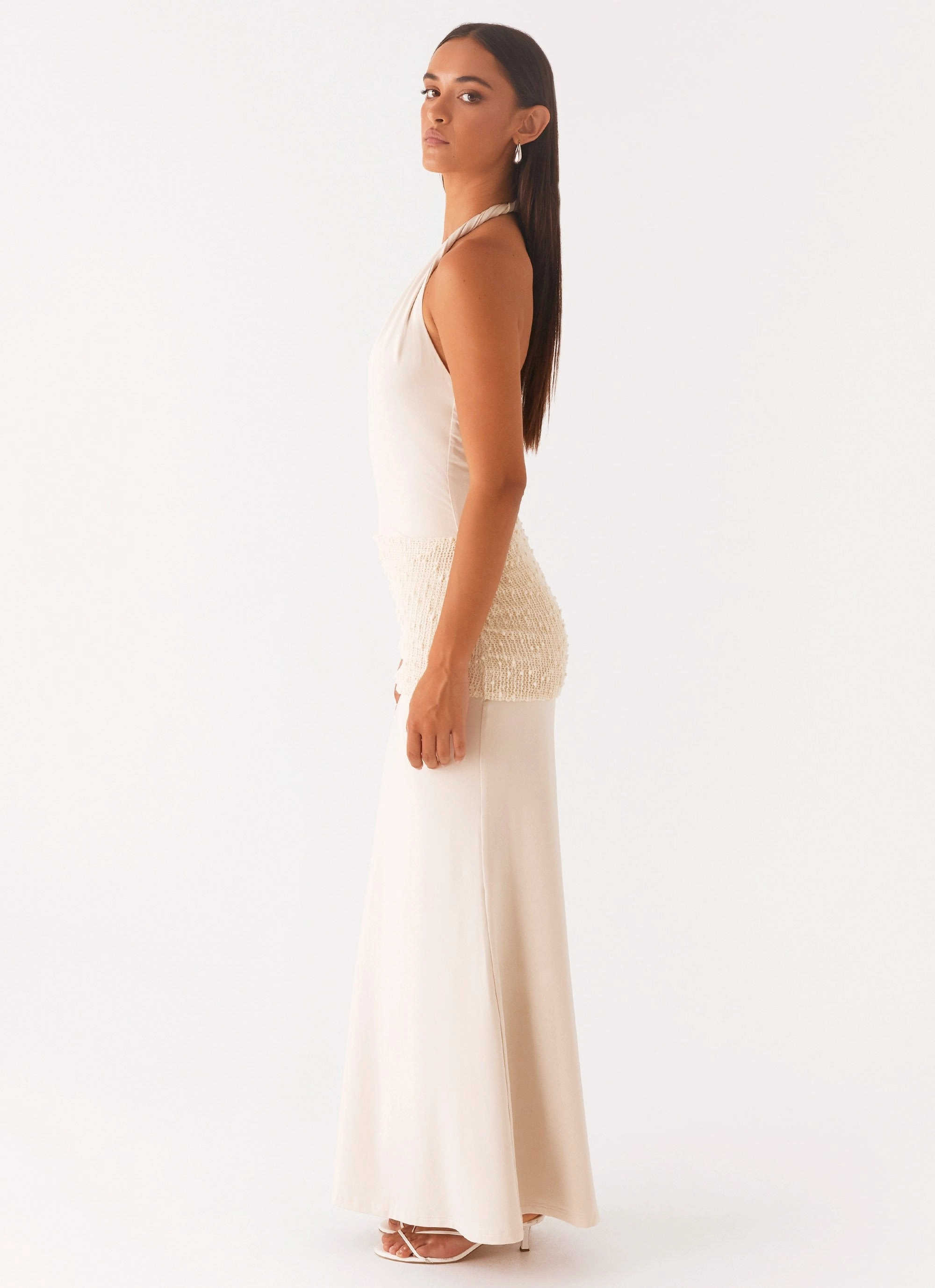 Scenic Maxi Dress - Sand Wrap Glow