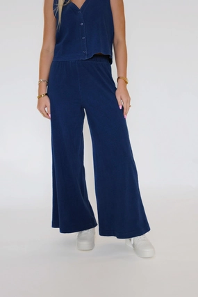 Scout Jersey Denim Pant- Indigo Drop Shoulder Design