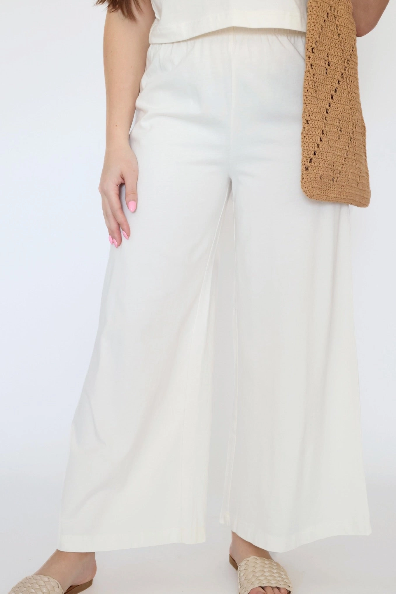 Scout Jersey Flare Pant - Sea Salt (FINAL SALE) SoftTouchFinish AirflowVents