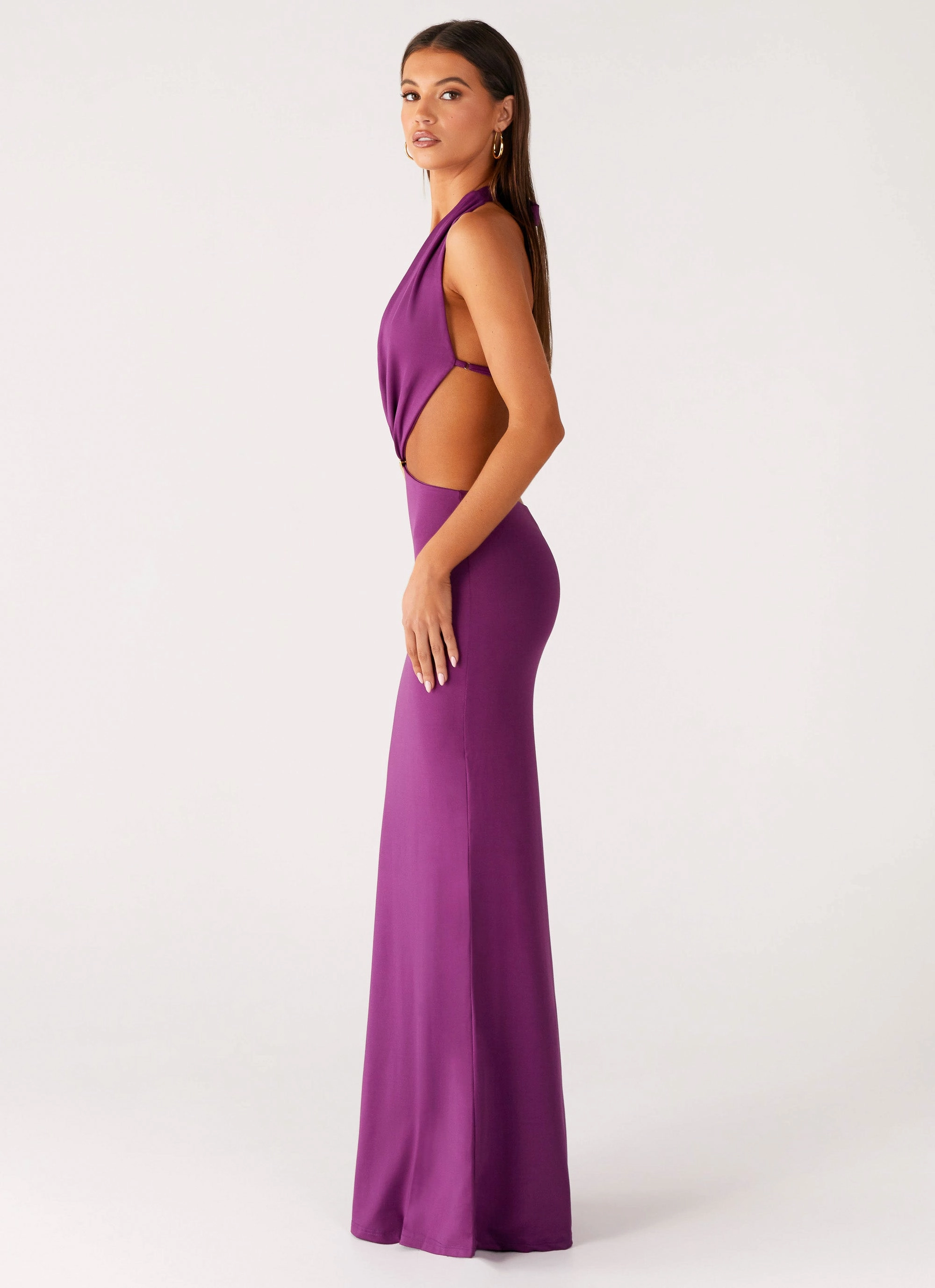Office Friendly Sea Siren Maxi Dress - Violetta