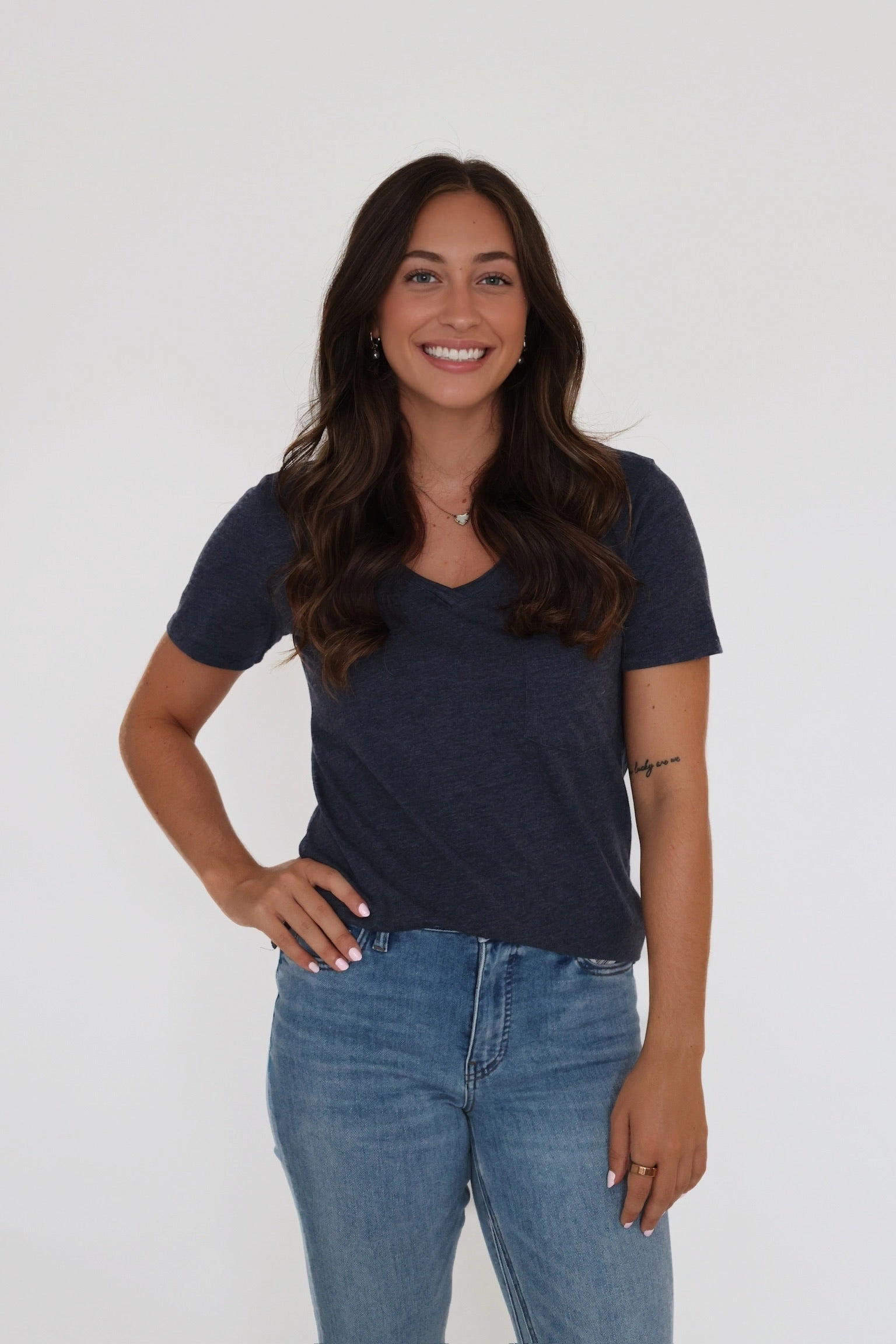 Modern Pocket Tee- Eclipse FlexibleSole Durable Overlock Stitch