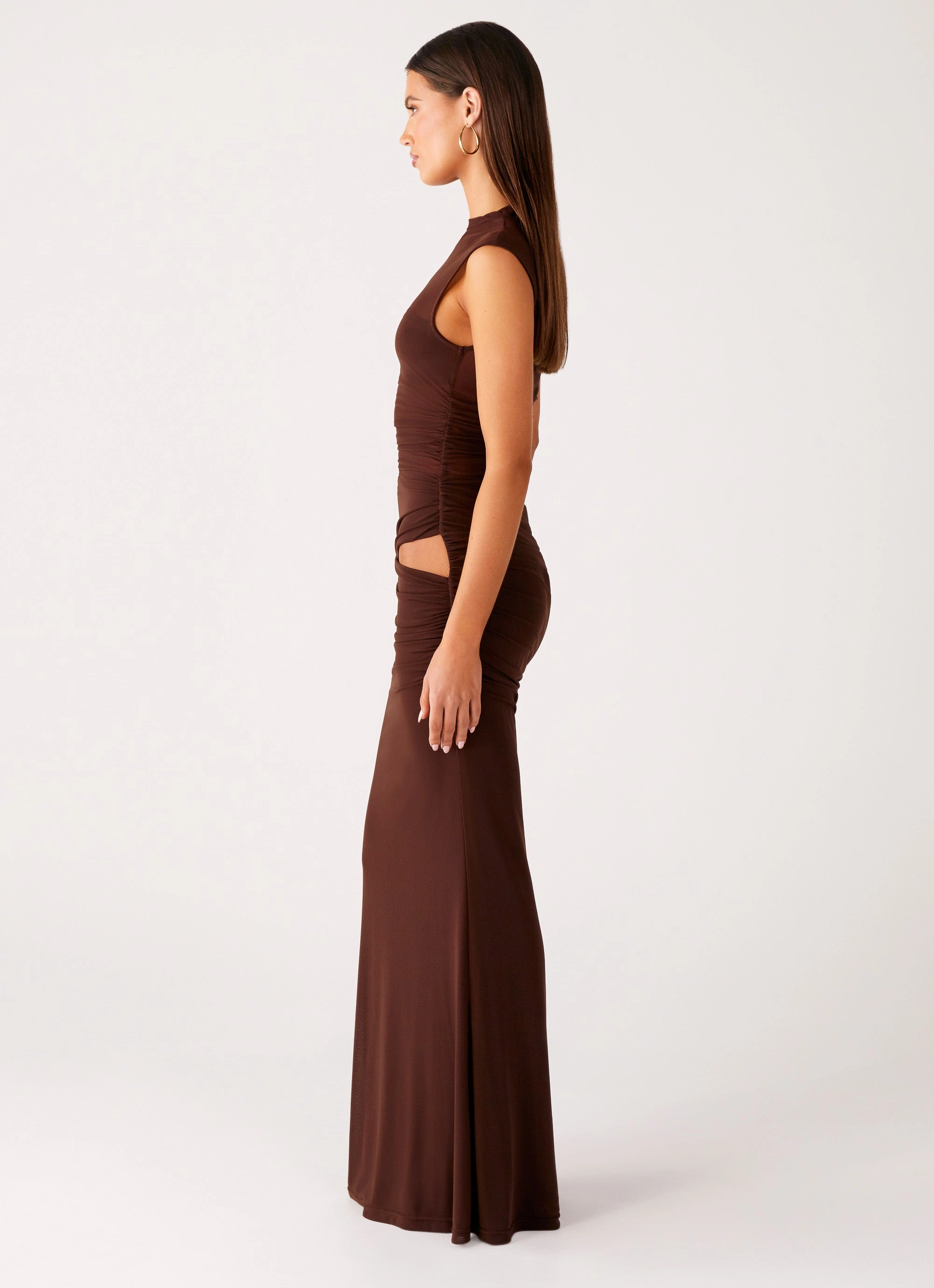 Briony Maxi Dress - Cool Chocolate Fashionable Comfort Wear