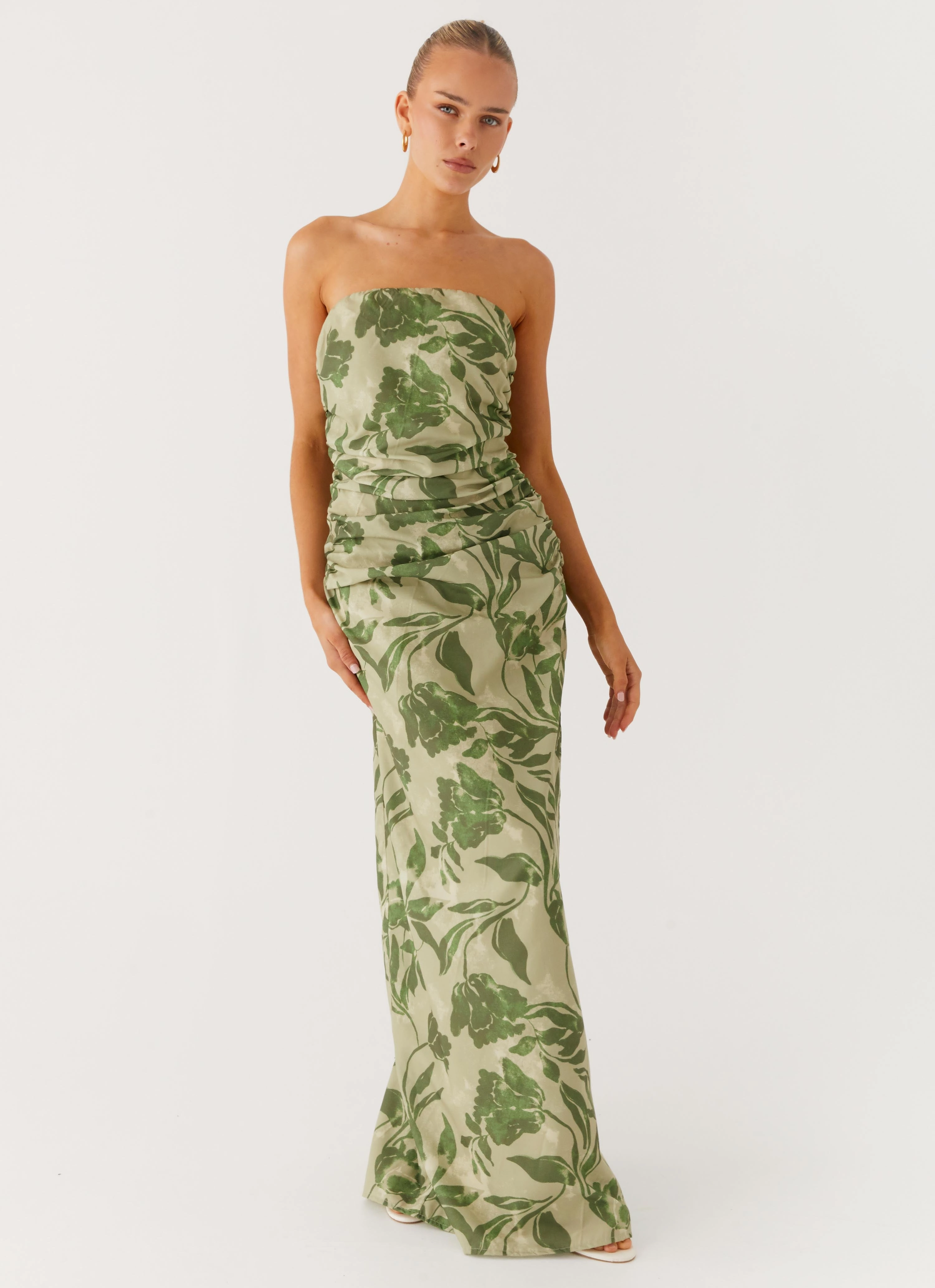 Sirrah Maxi Dress - Jade Fern Dress for brunch