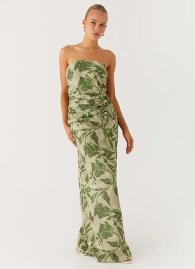 Sirrah Maxi Dress - Jade Fern Dress for brunch