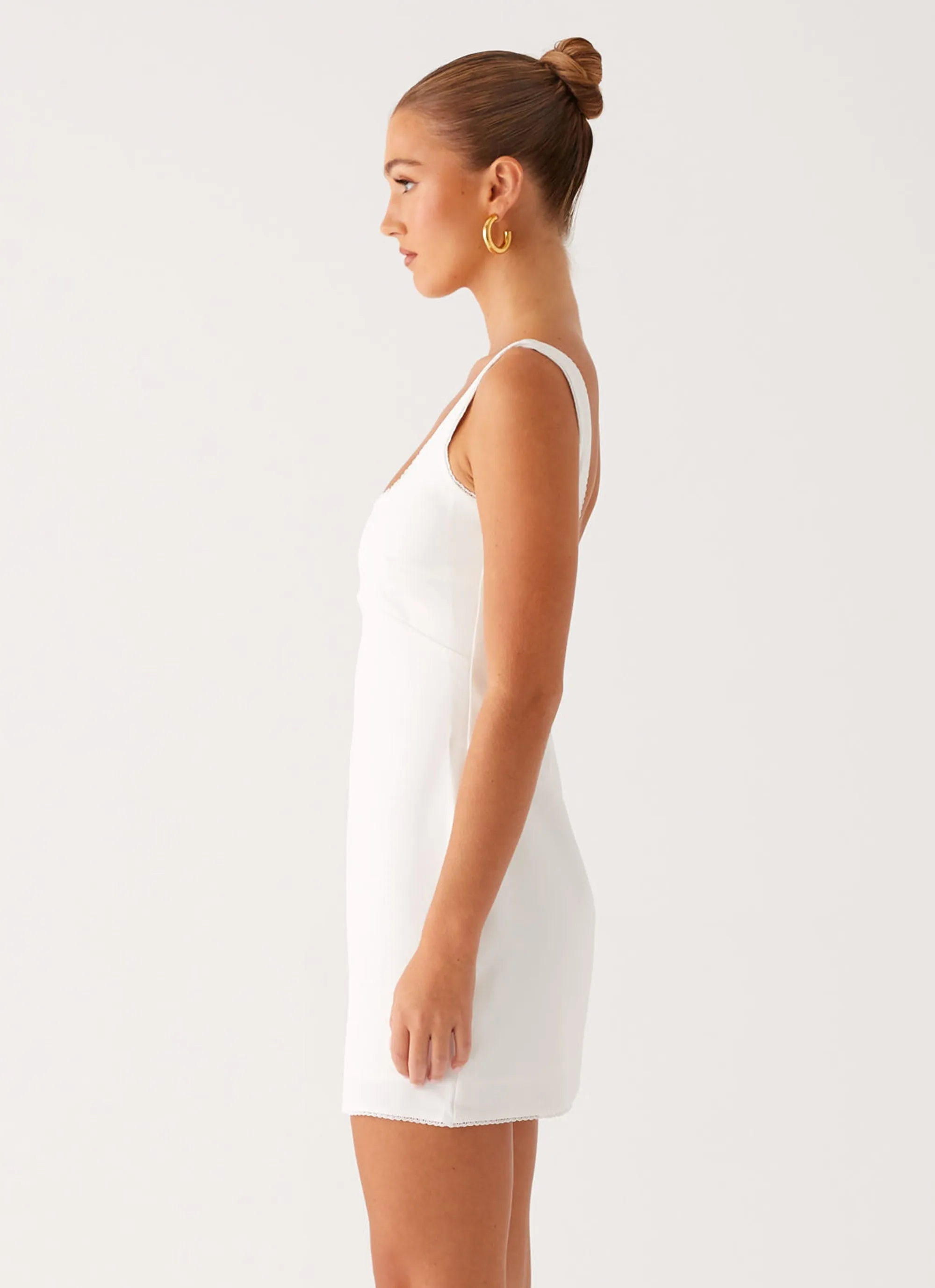 Mood Booster Sedona Mini Dress - White