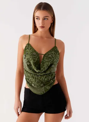 TemperatureRegulating Sedonia Top - Khaki