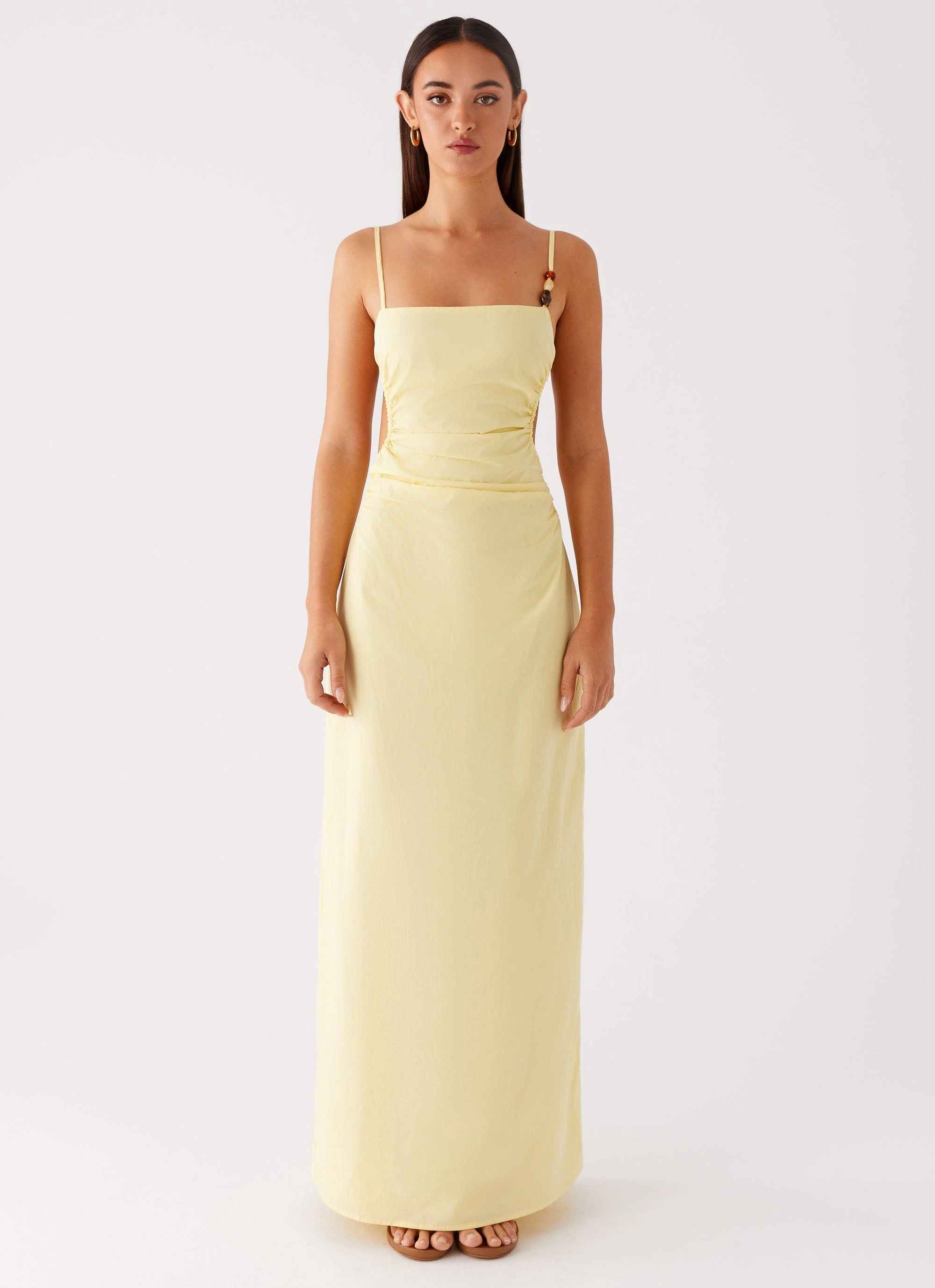 Layered Style Selah Maxi Dress - Yellow
