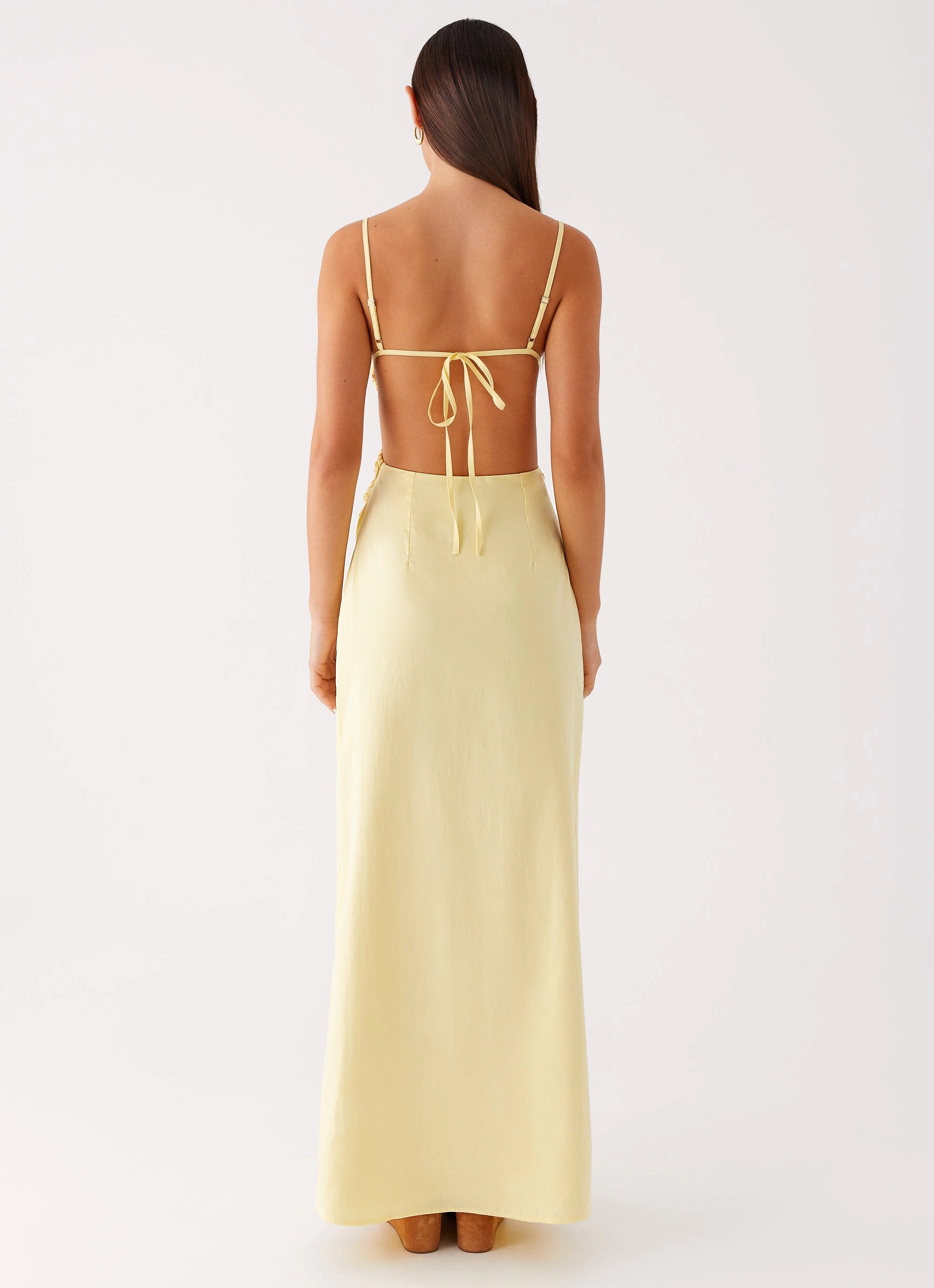 Selah Maxi Dress - Yellow All-season garment Street Mode