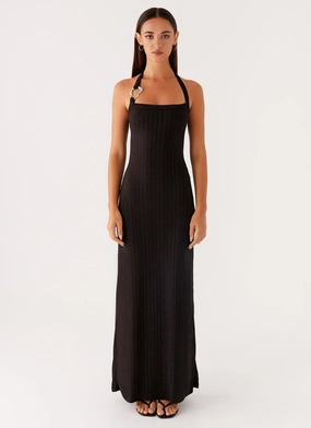 Selene Maxi Dress - Black Sophisticated and Relaxed Underwire-Support