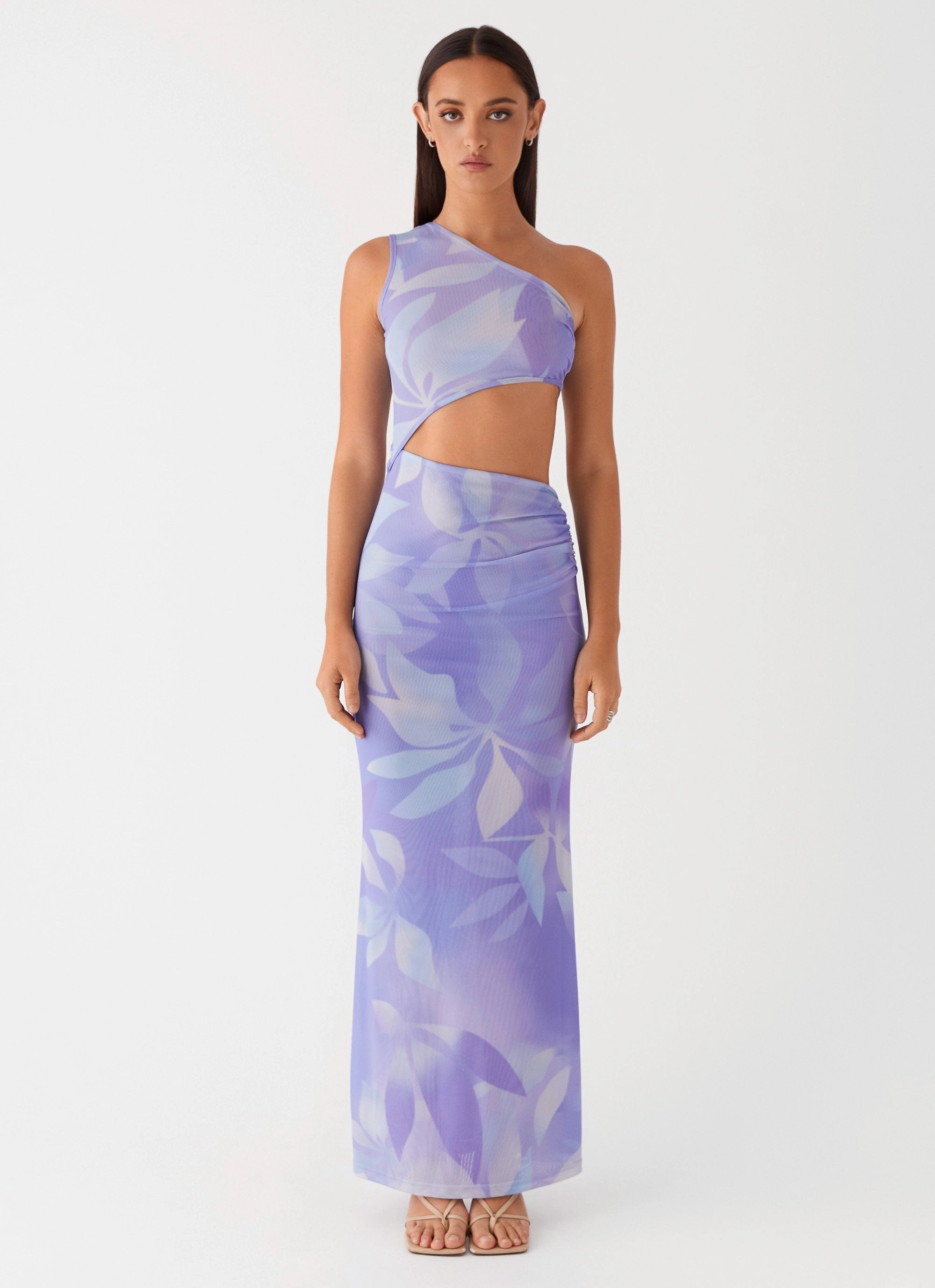 Shadows In The Sun Mesh Maxi Dress - Purple Rain Timeless Fashion