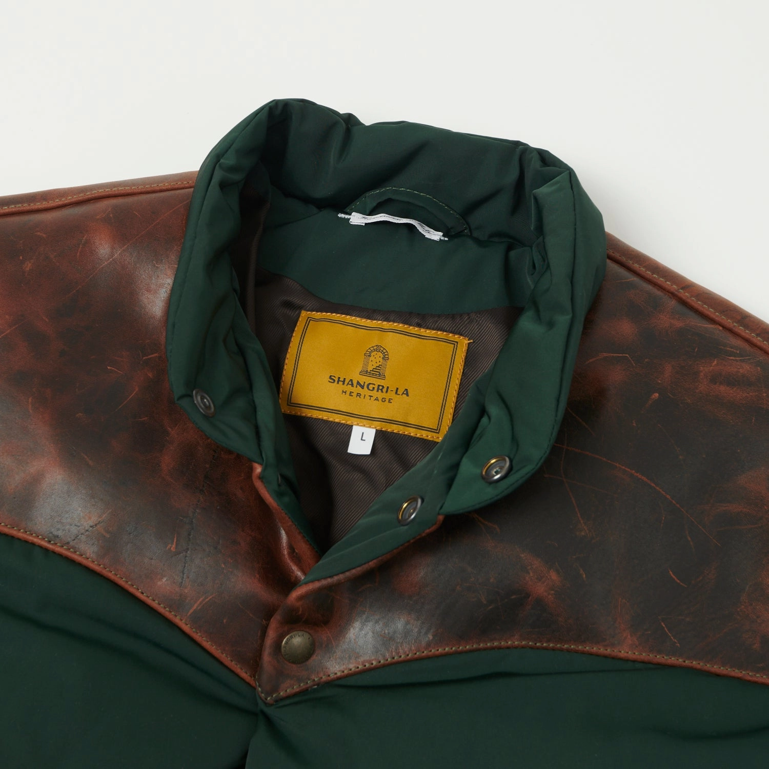Shangri-La Heritage 'Bivacco' Western Down Jacket - Forest Green