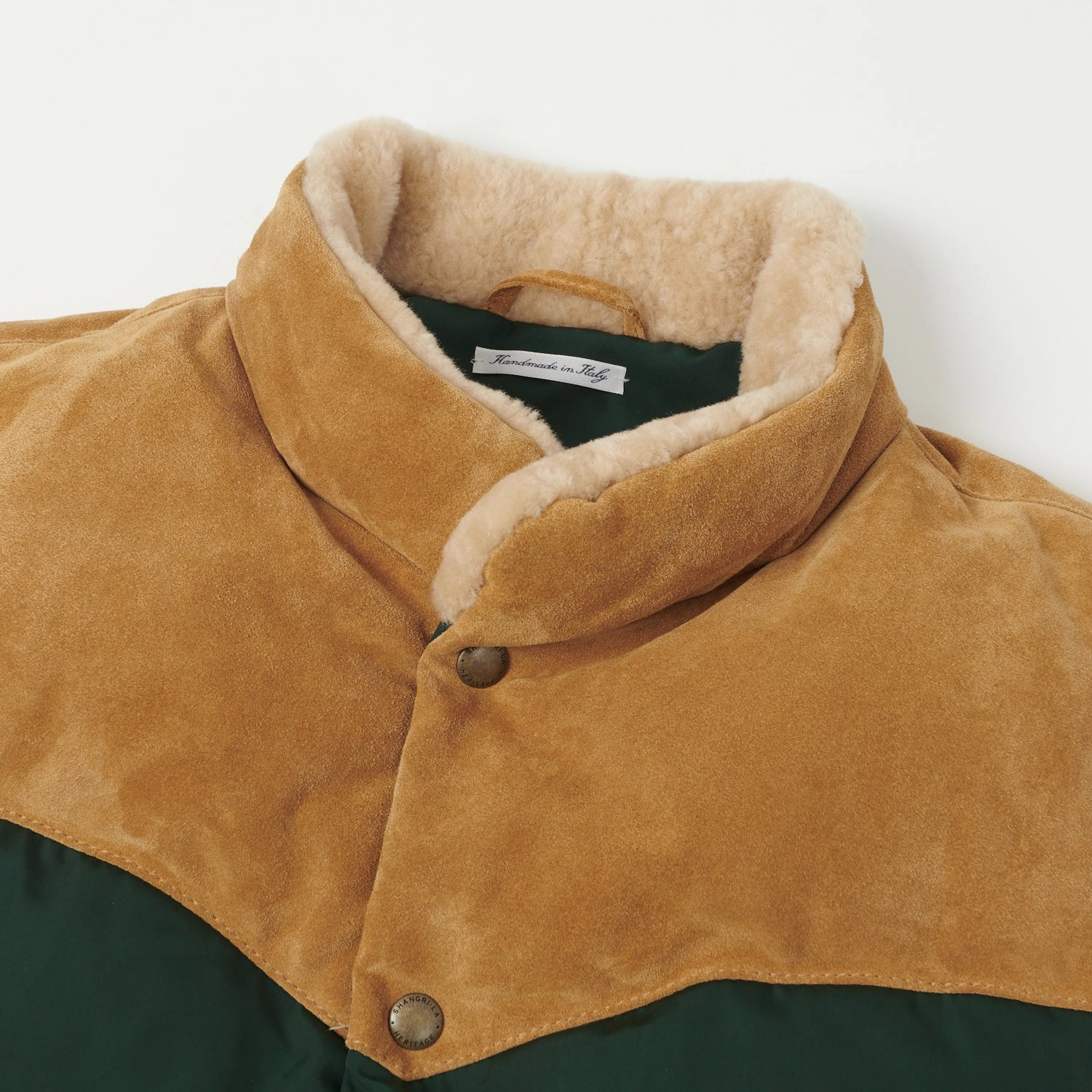 Shangri-La Heritage 'Bivacco' Western Down Vest - Forest Green